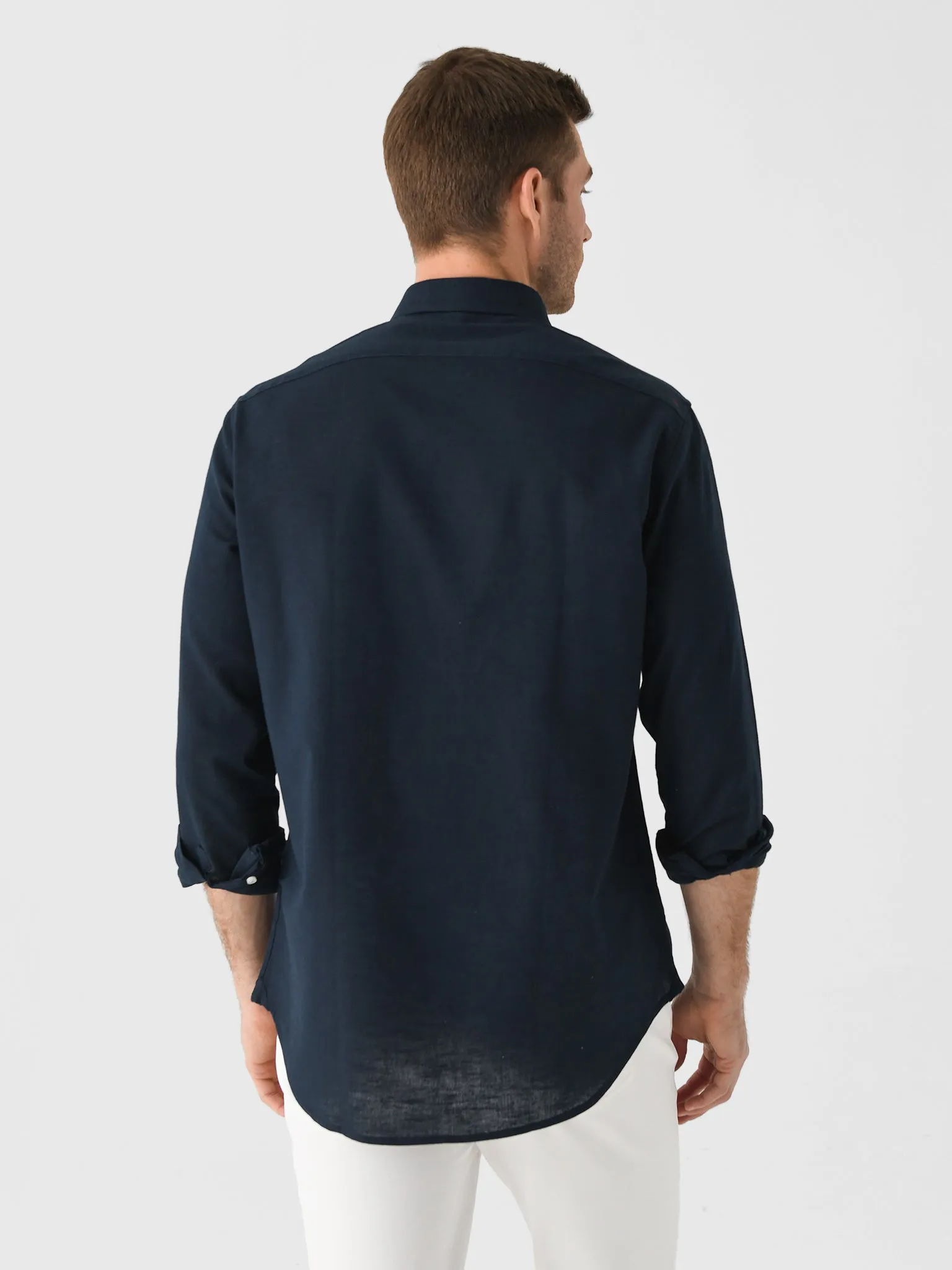 Nicoló Men's Naples Long Sleeve Shirt sold by Saint Bernard product image thumbnail 5