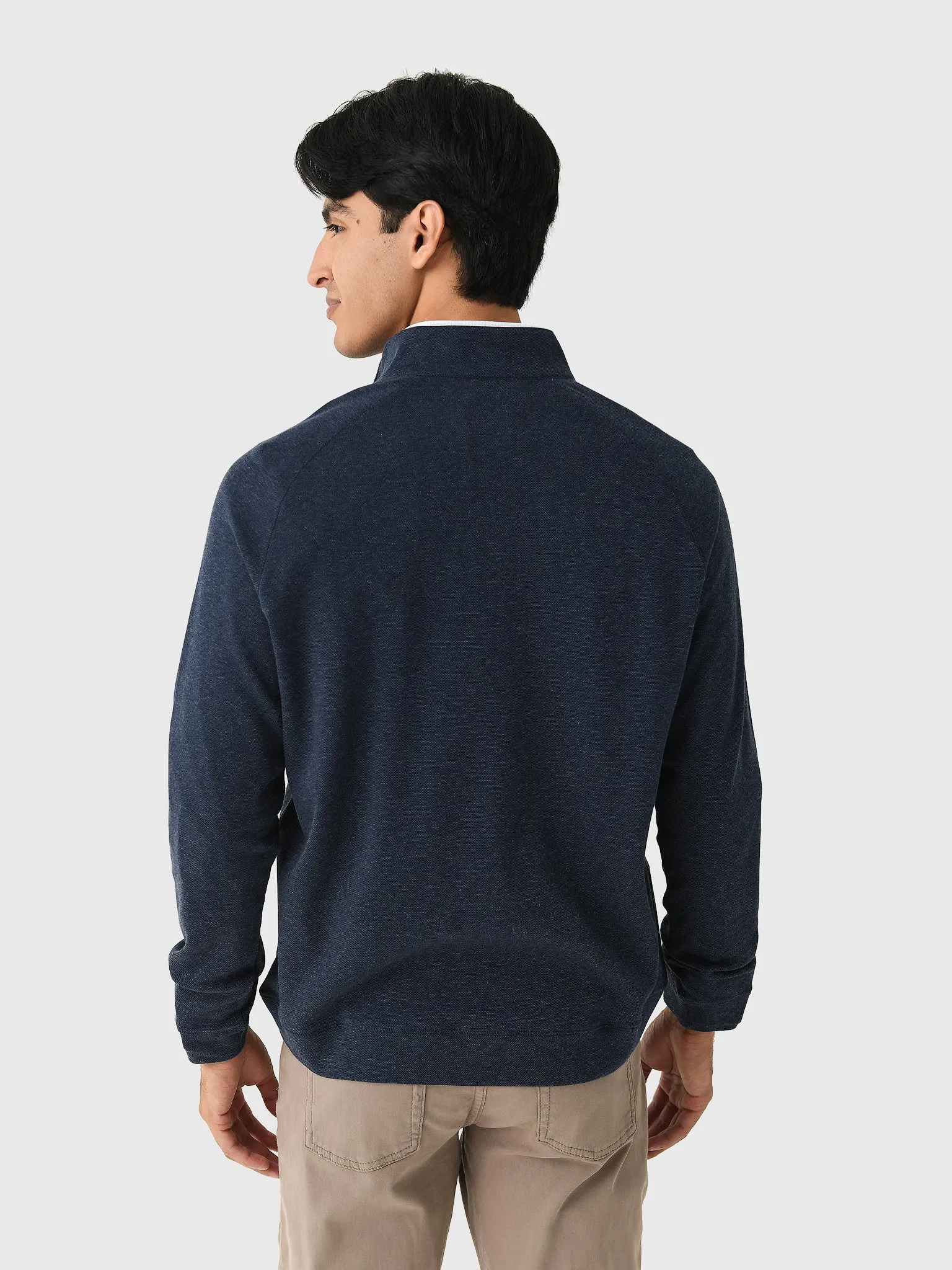 Peter Millar Crown Crafted Men's Grant Birdseye Quarter-Zip sold by Saint Bernard product image thumbnail 4