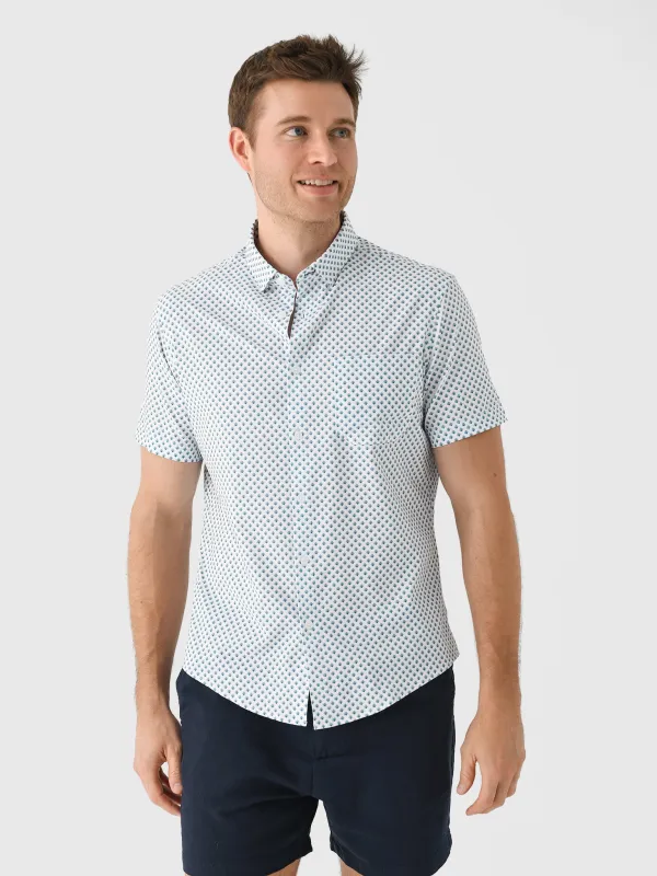 Mizzen+Main Men's Trim Leeward Short Sleeve Dress Shirt sold by Saint Bernard