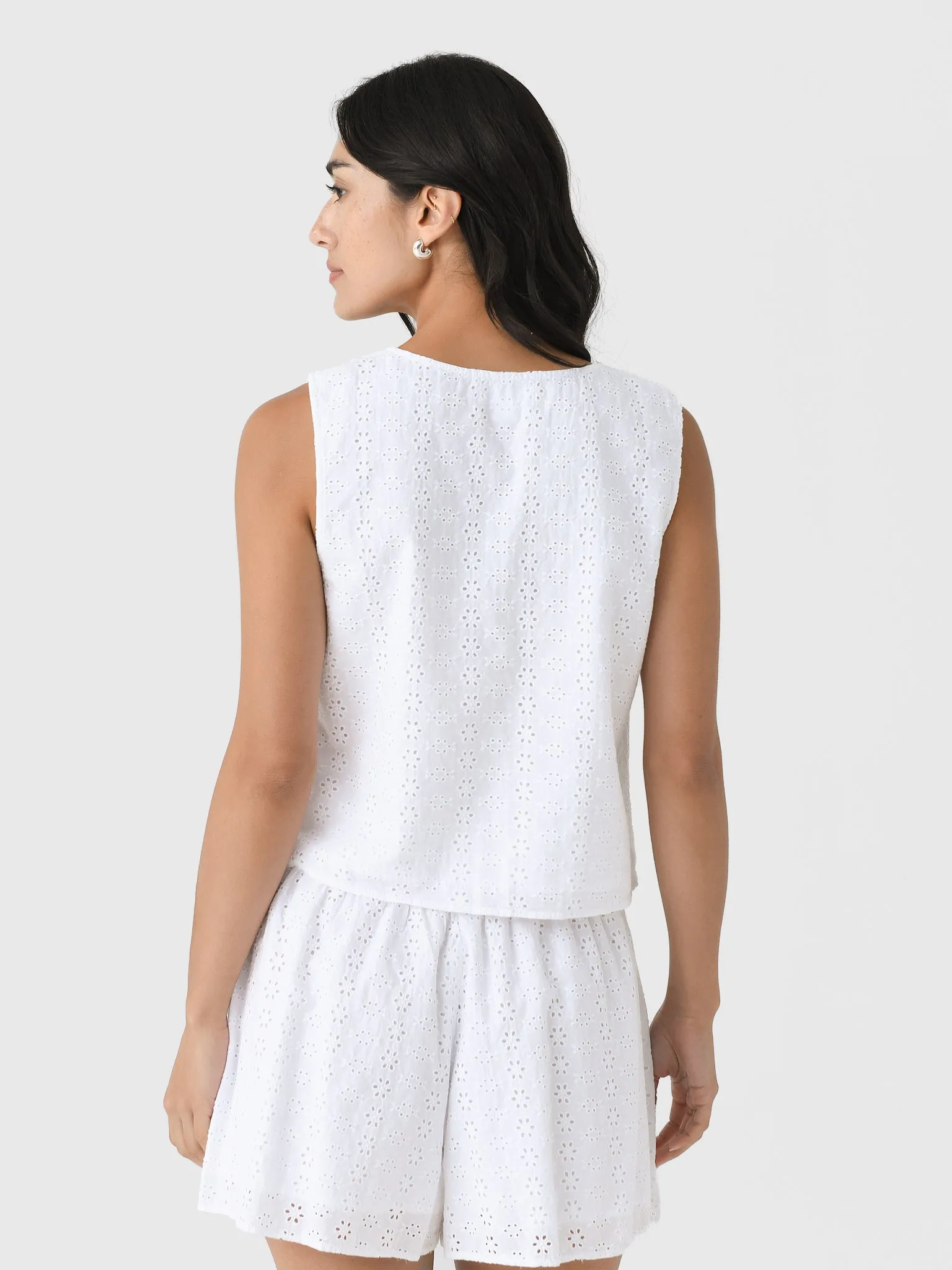 Velvet Women's Ava Eyelet Top sold by Saint Bernard product image thumbnail 4