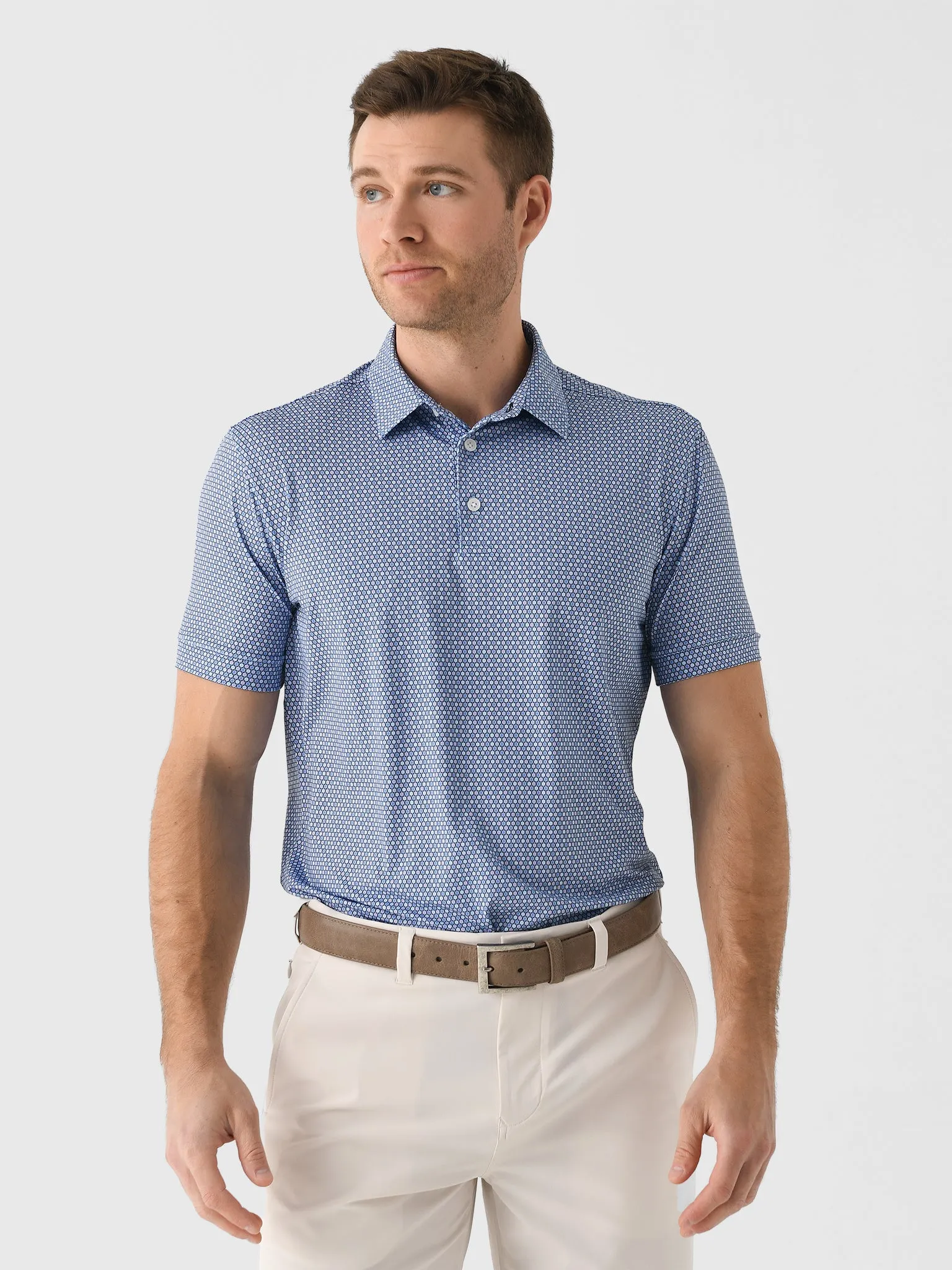 Mizzen+Main Men's Trim Versa Polo sold by Saint Bernard