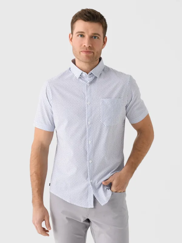 Mizzen+Main Men's Trim Leeward Short Sleeve Dress Shirt sold by Saint Bernard