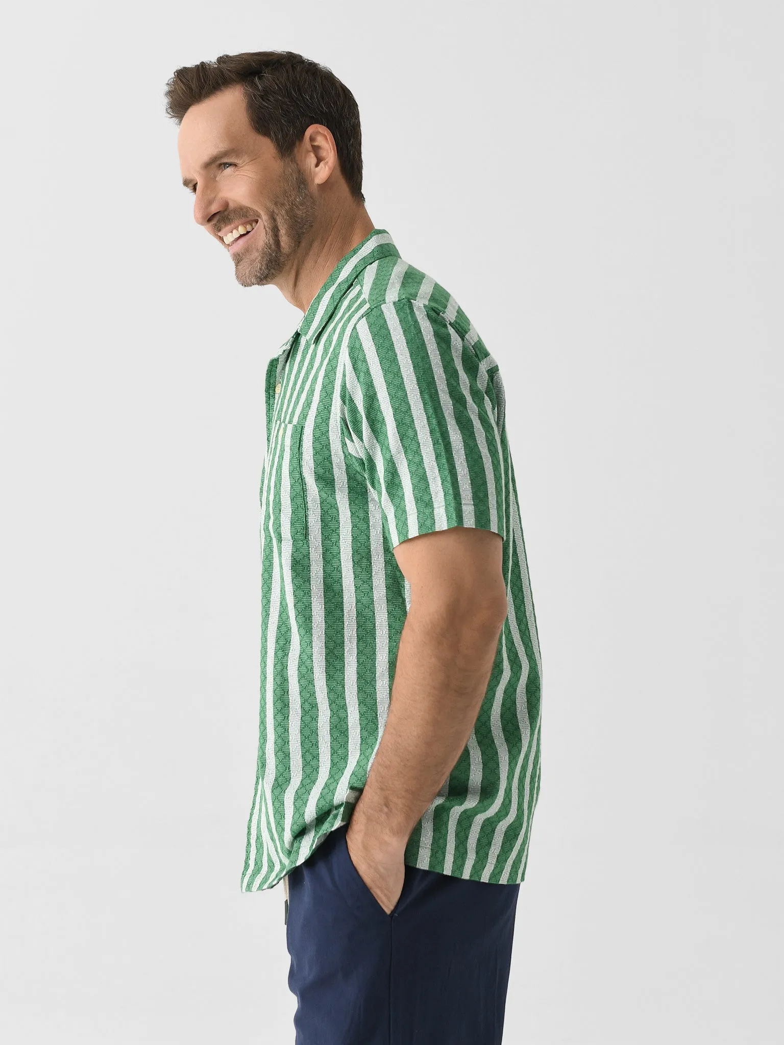 Far Afield Men's Selleck Short Sleeve Shirt sold by Saint Bernard product image thumbnail 3