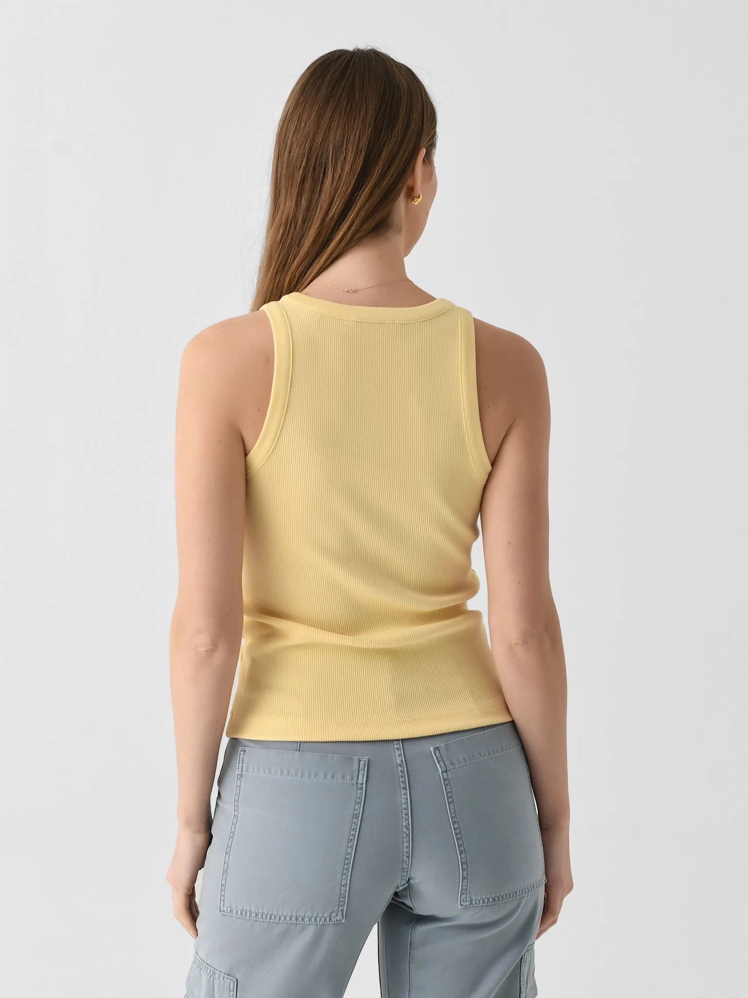 VInce Women's Ribbed Scoop-Neck Tank sold by Saint Bernard product image thumbnail 4