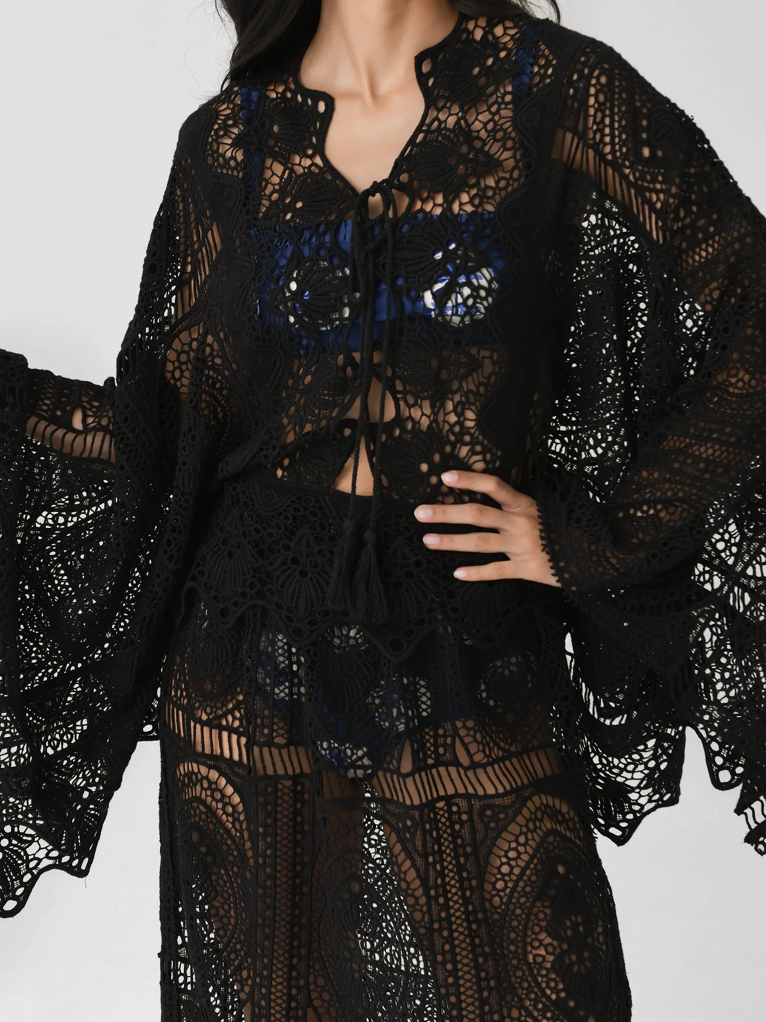 Essentiel Antwerp Women's Hissouri Crochet Dress sold by Saint Bernard product image thumbnail 4