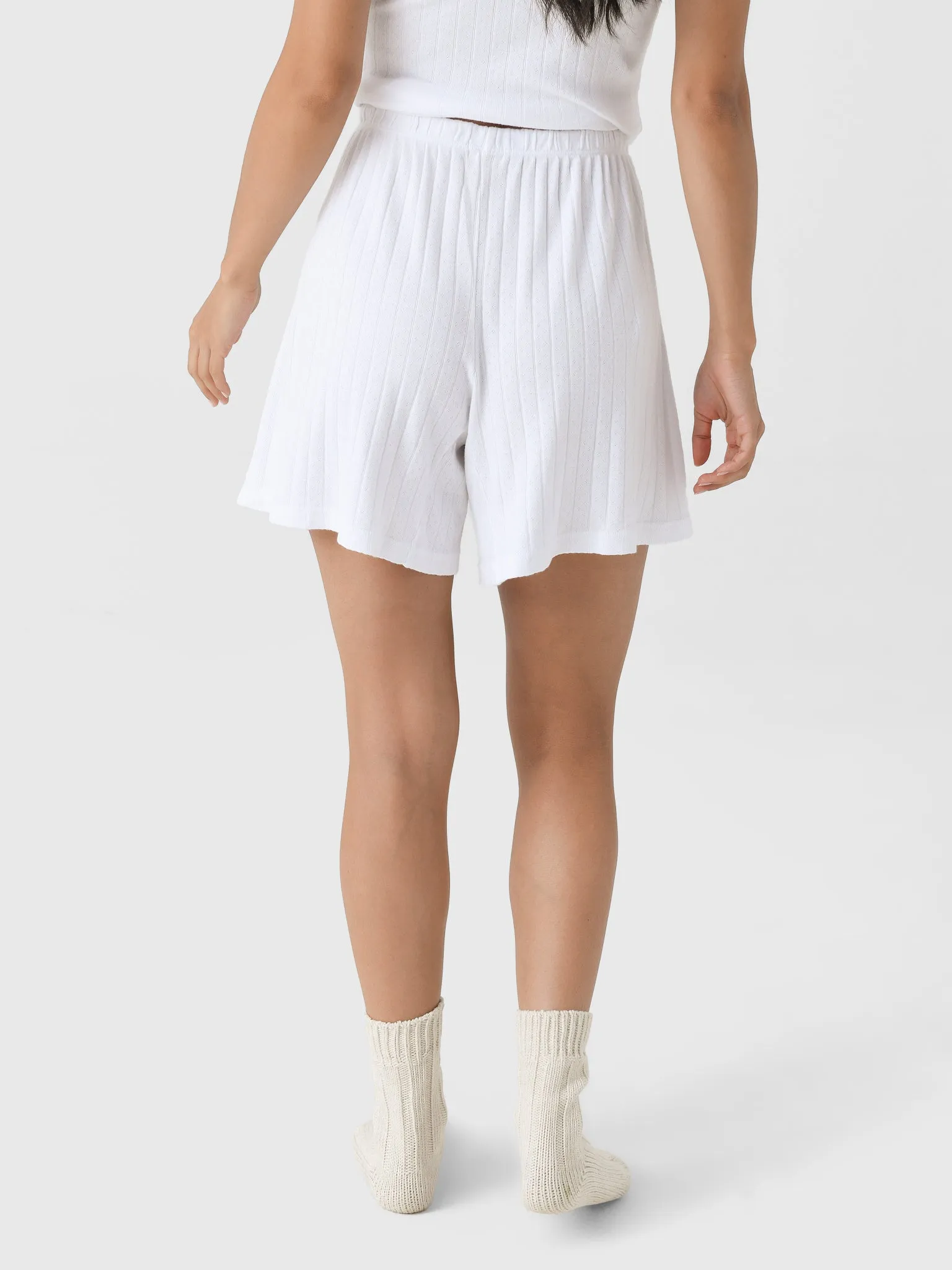 DONNI. Women's The Pointelle Boxer Short sold by Saint Bernard product image thumbnail 4