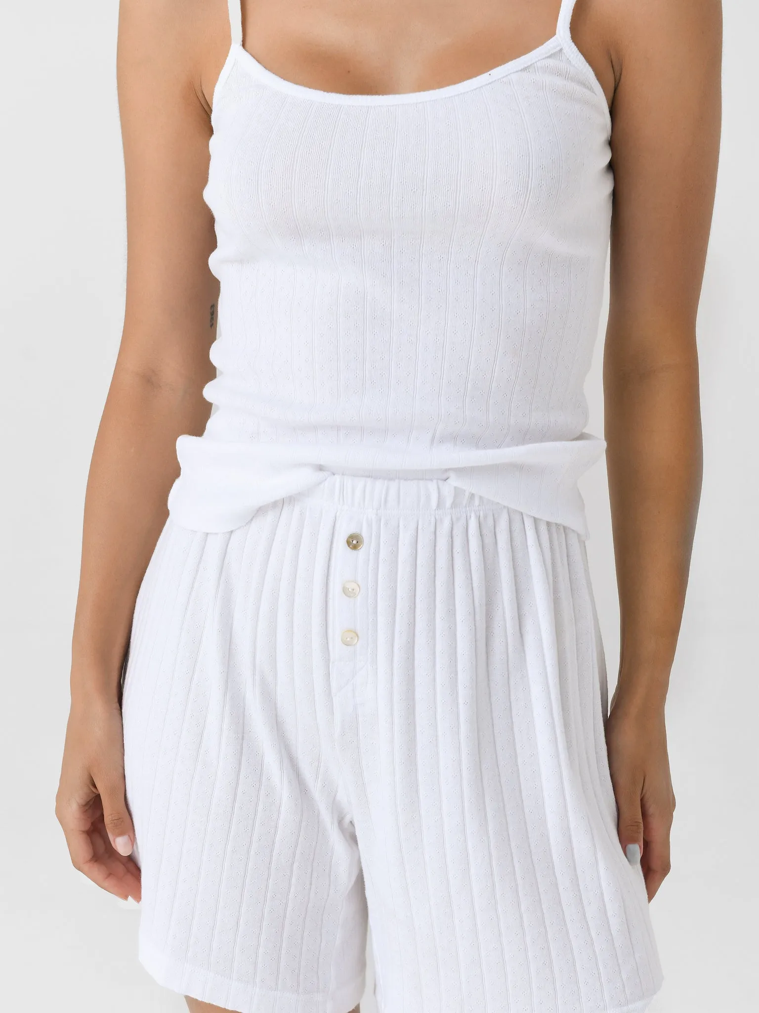 DONNI. Women's The Pointelle Boxer Short sold by Saint Bernard product image thumbnail 5