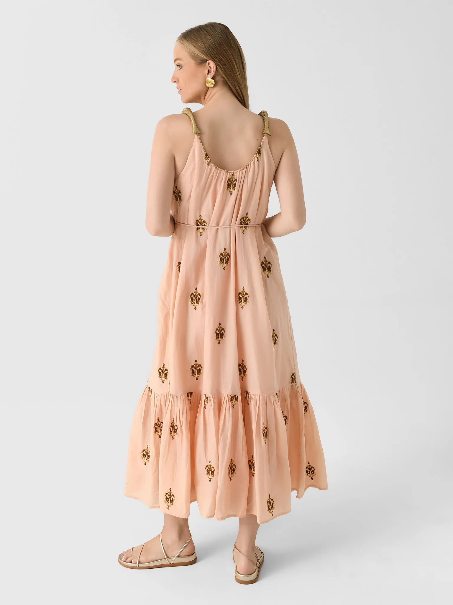 Farm Rio Women's Anchor Tapestry Fish Strap Maxi Dress sold by Saint Bernard product image thumbnail 3