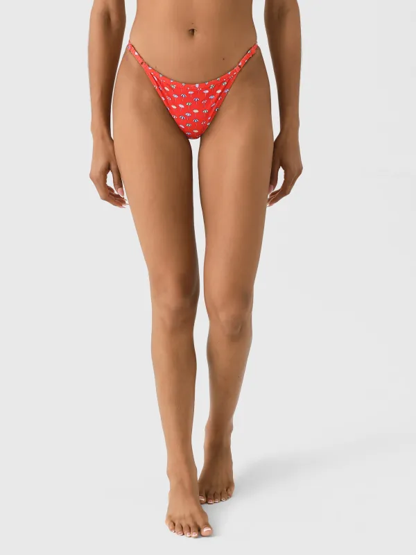 Solid + Striped Women's Lulu Bikini Bottom made by Saint Bernard