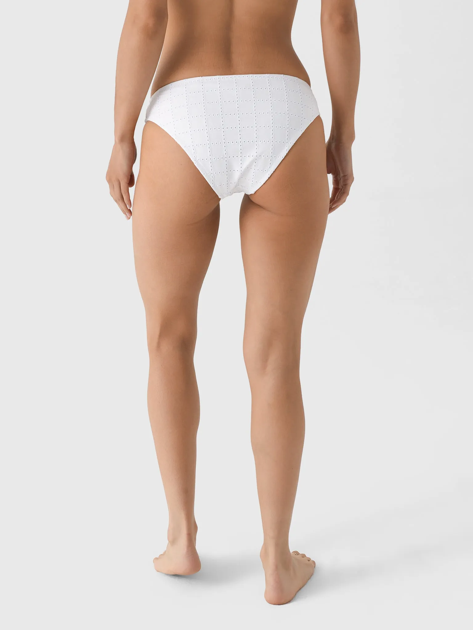 Solid + Striped Women's Eva Eyelet Bikini Bottom sold by Saint Bernard product image thumbnail 4