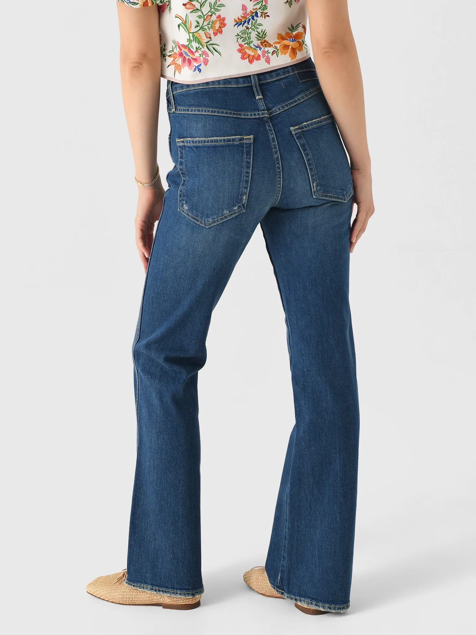 AMO Women's Rosa Cuffed Flare Jean sold by Saint Bernard product image thumbnail 4