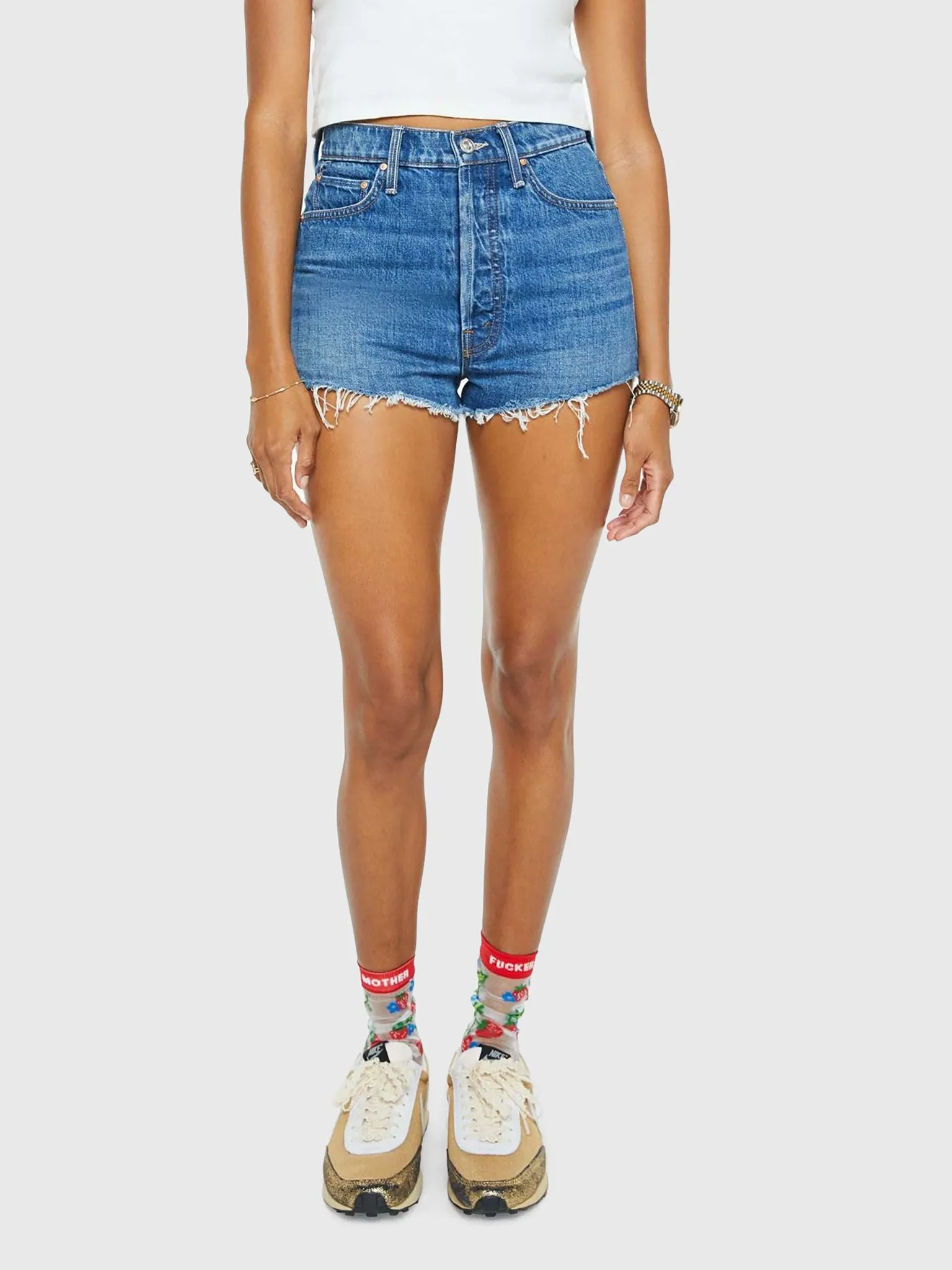 Mother Women's The Tune Up Fray Short sold by Saint Bernard product image thumbnail 3