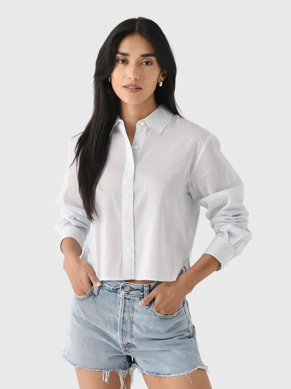 Frame Women's The Curved Hem Shirt sold by Saint Bernard