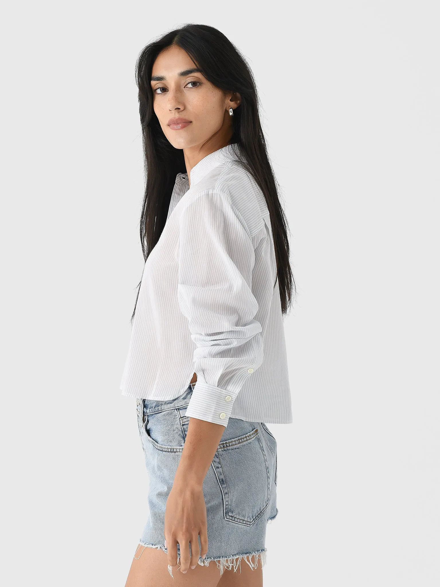 Frame Women's The Curved Hem Shirt sold by Saint Bernard product image thumbnail 3