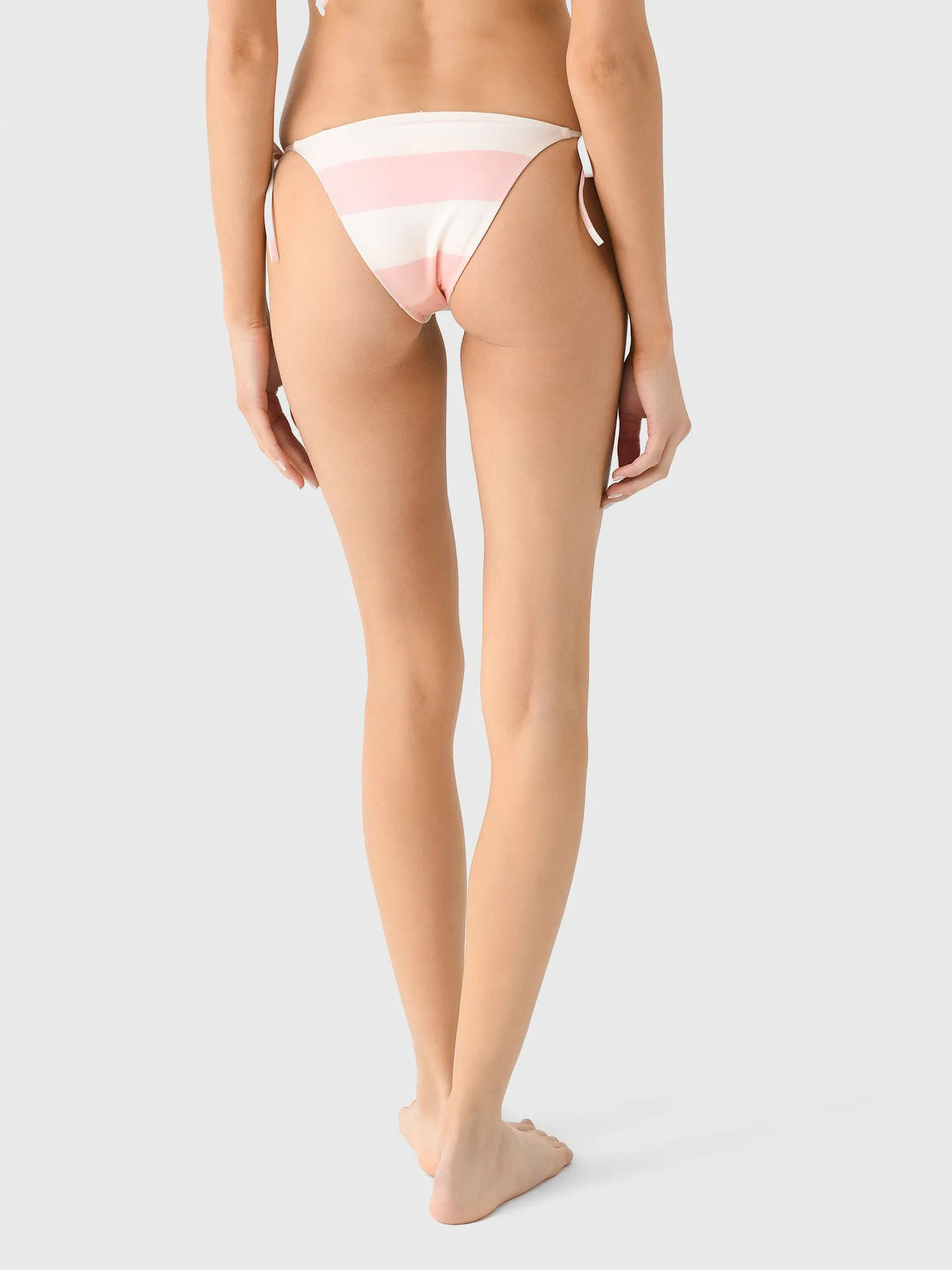 Solid + Striped Women's Iris Reversible Bikini Bottom sold by Saint Bernard product image thumbnail 4