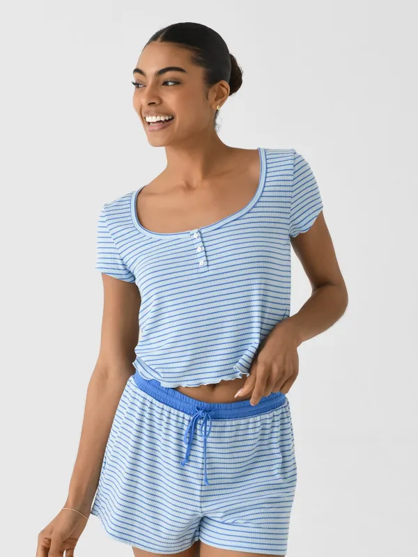 Z Supply Women's Sail Away Rib Top sold by Saint Bernard