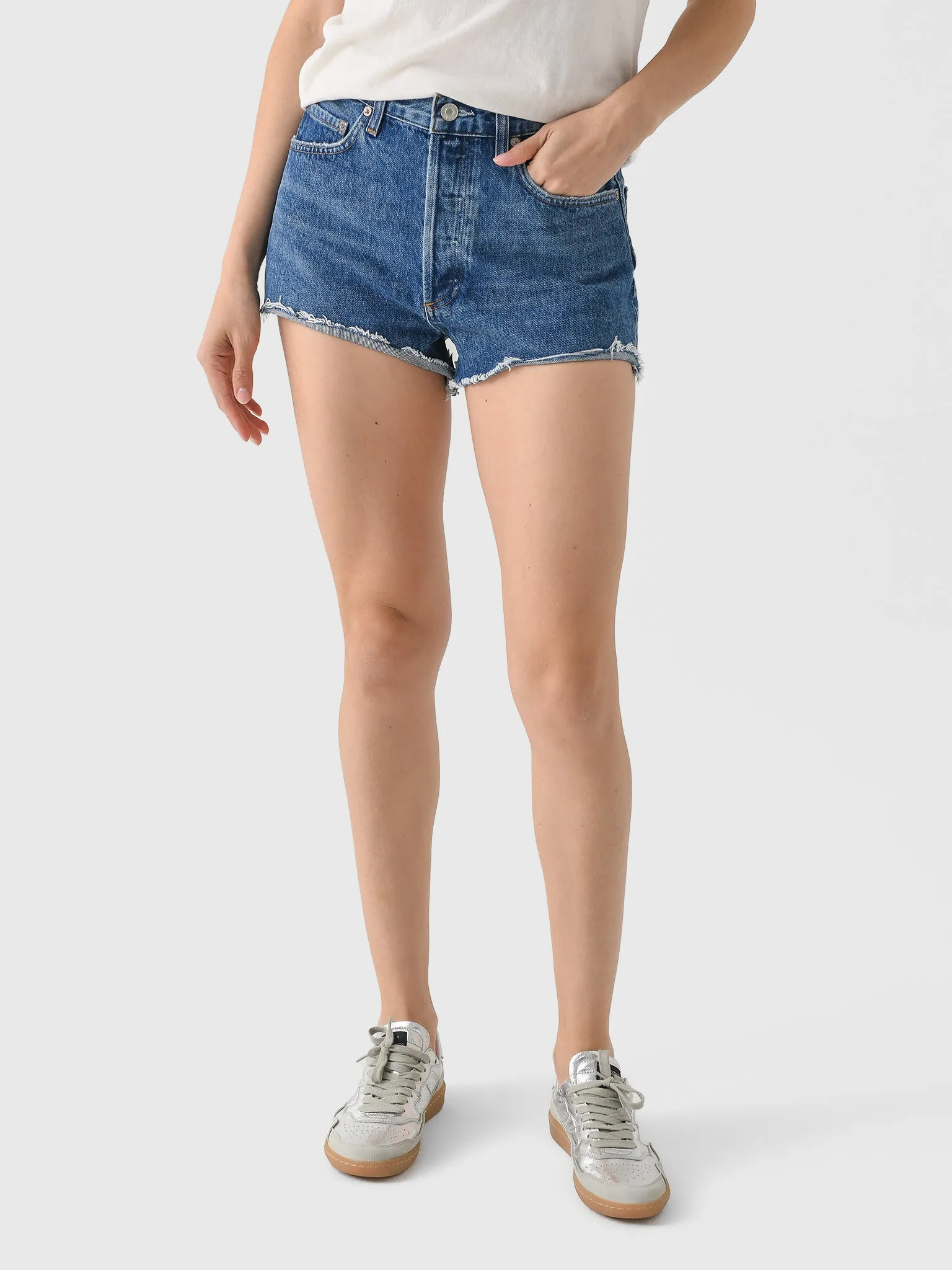 Agolde Women's Ridley Vintage Short sold by Saint Bernard