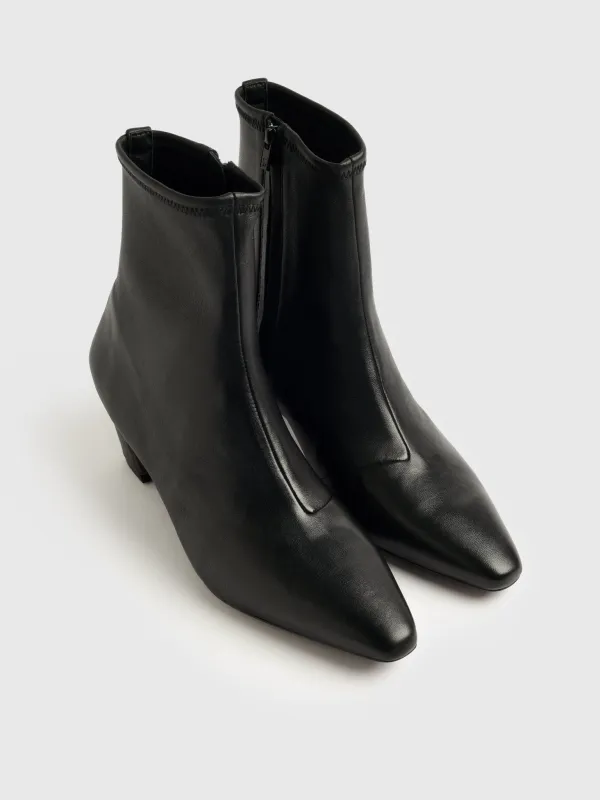 Loeffler Randall Women's Doria Kicked Heel Leather Ankle Boot sold by Saint Bernard