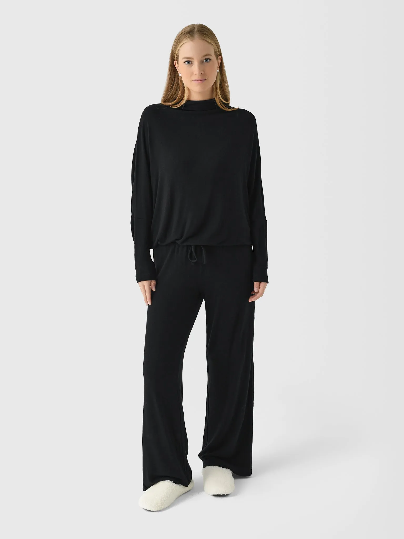 Eberjey Women's Cozy Time Mock Neck Pullover sold by Saint Bernard product image thumbnail 2