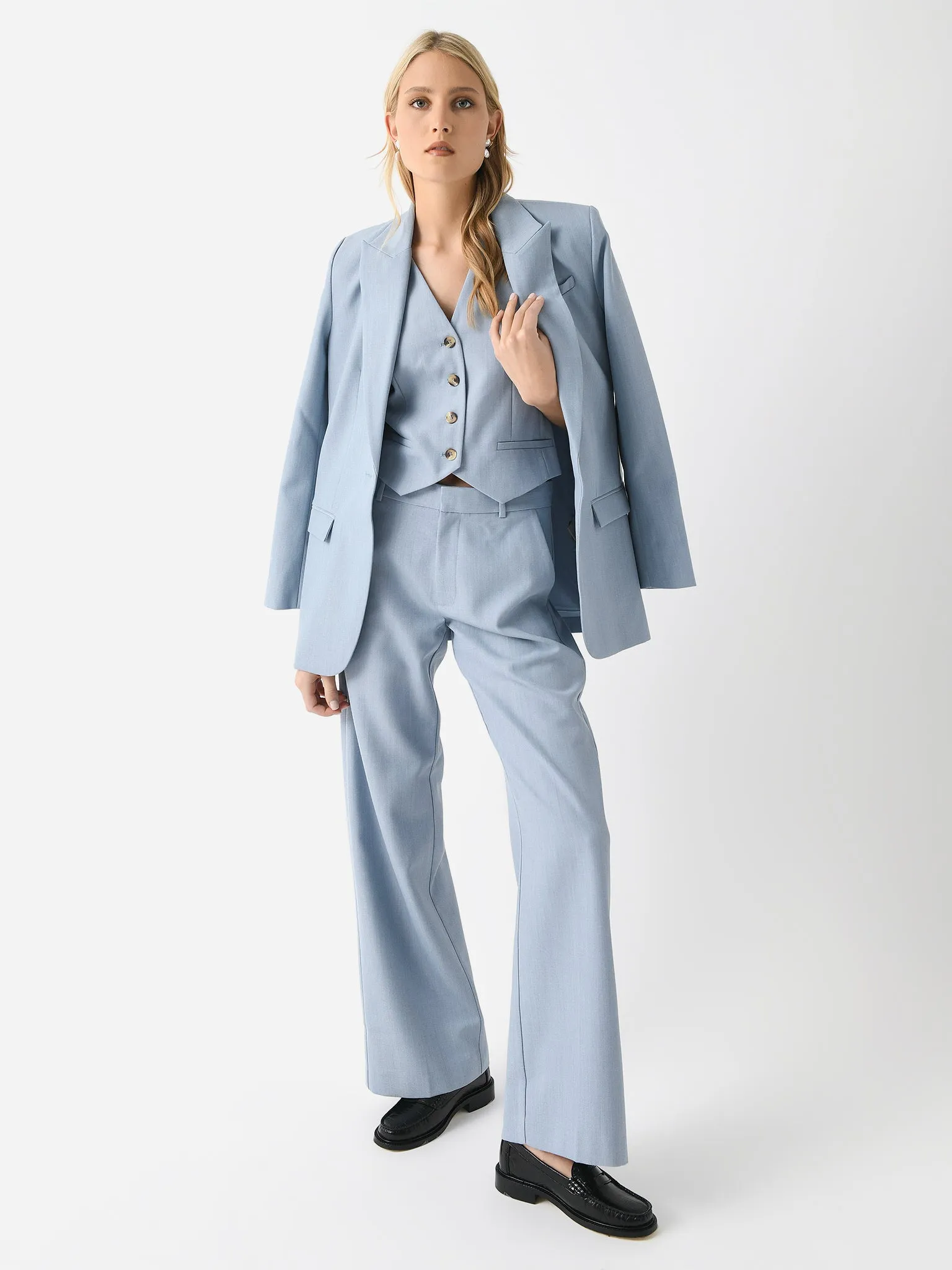 St. Agni Women's Single Button Tailored Blazer sold by Saint Bernard product image thumbnail 3
