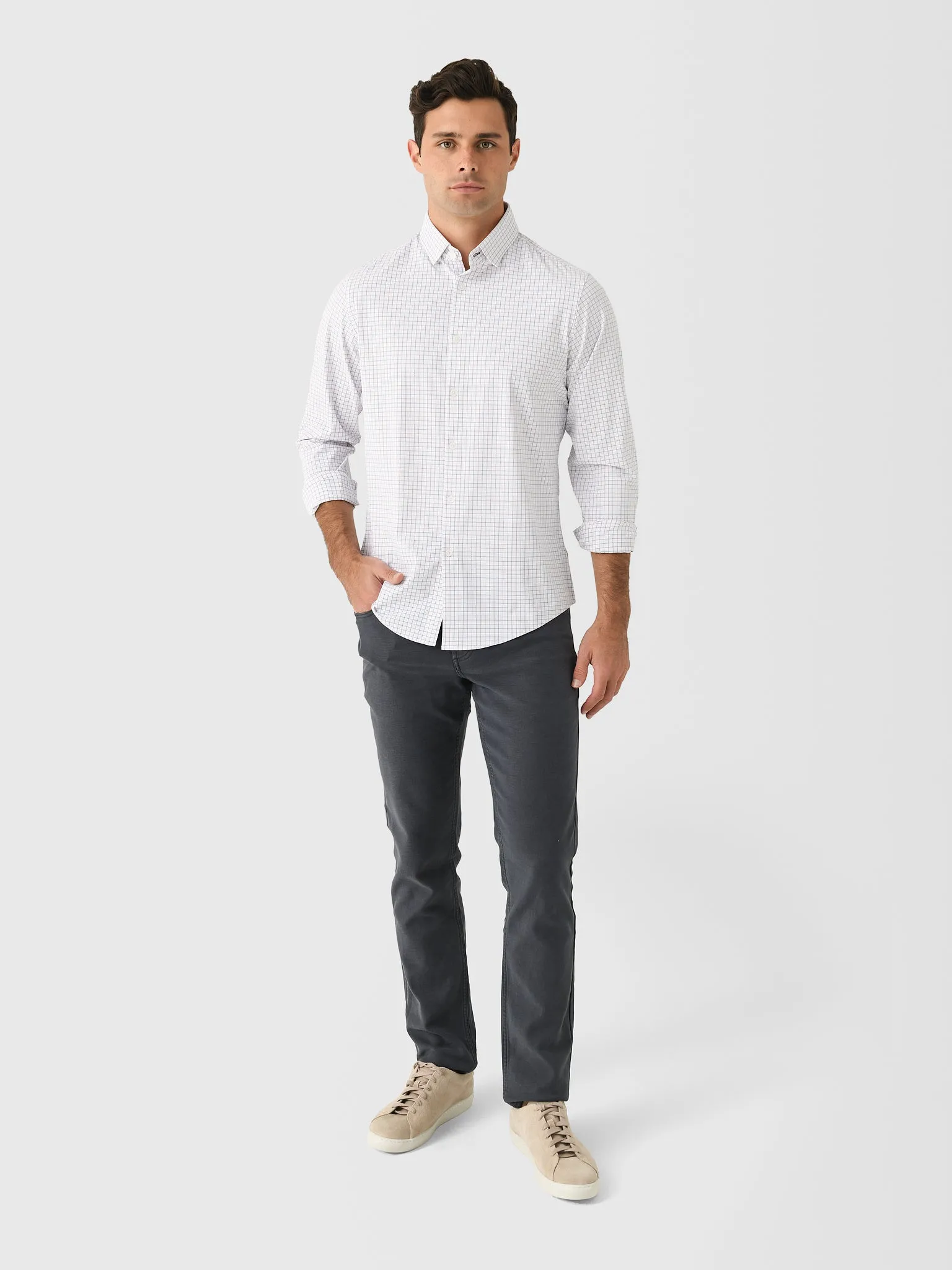 Mizzen+Main Men's Trim Leeward No Tuck Dress Shirt sold by Saint Bernard product image thumbnail 2