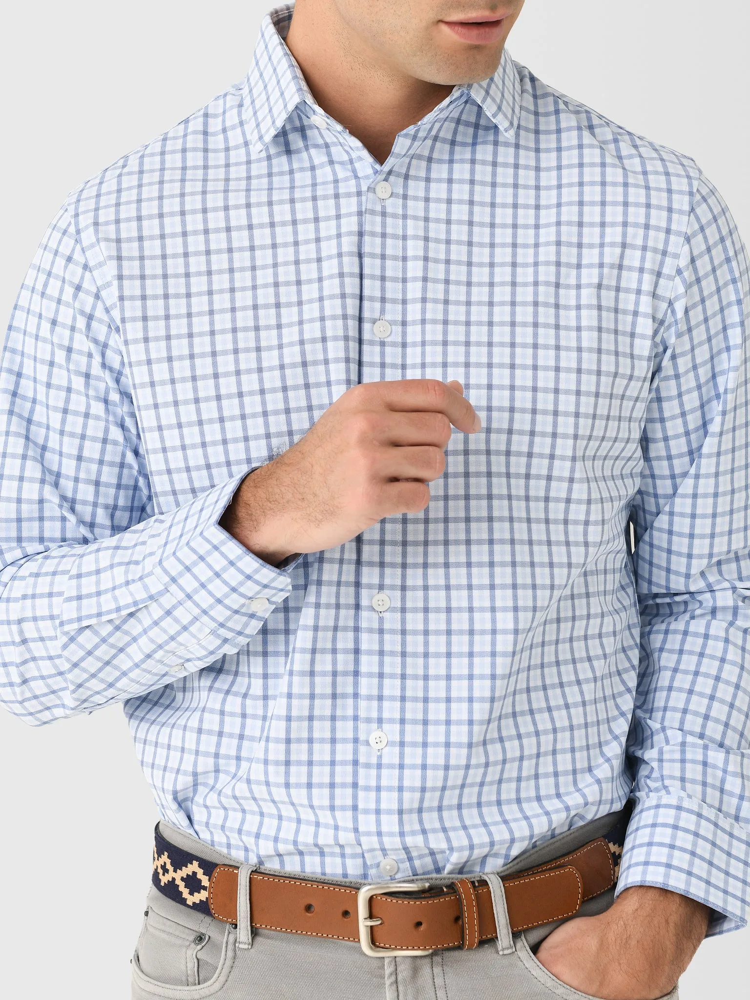 Mizzen+Main Men's Trim Leeward Dress Shirt sold by Saint Bernard product image thumbnail 5