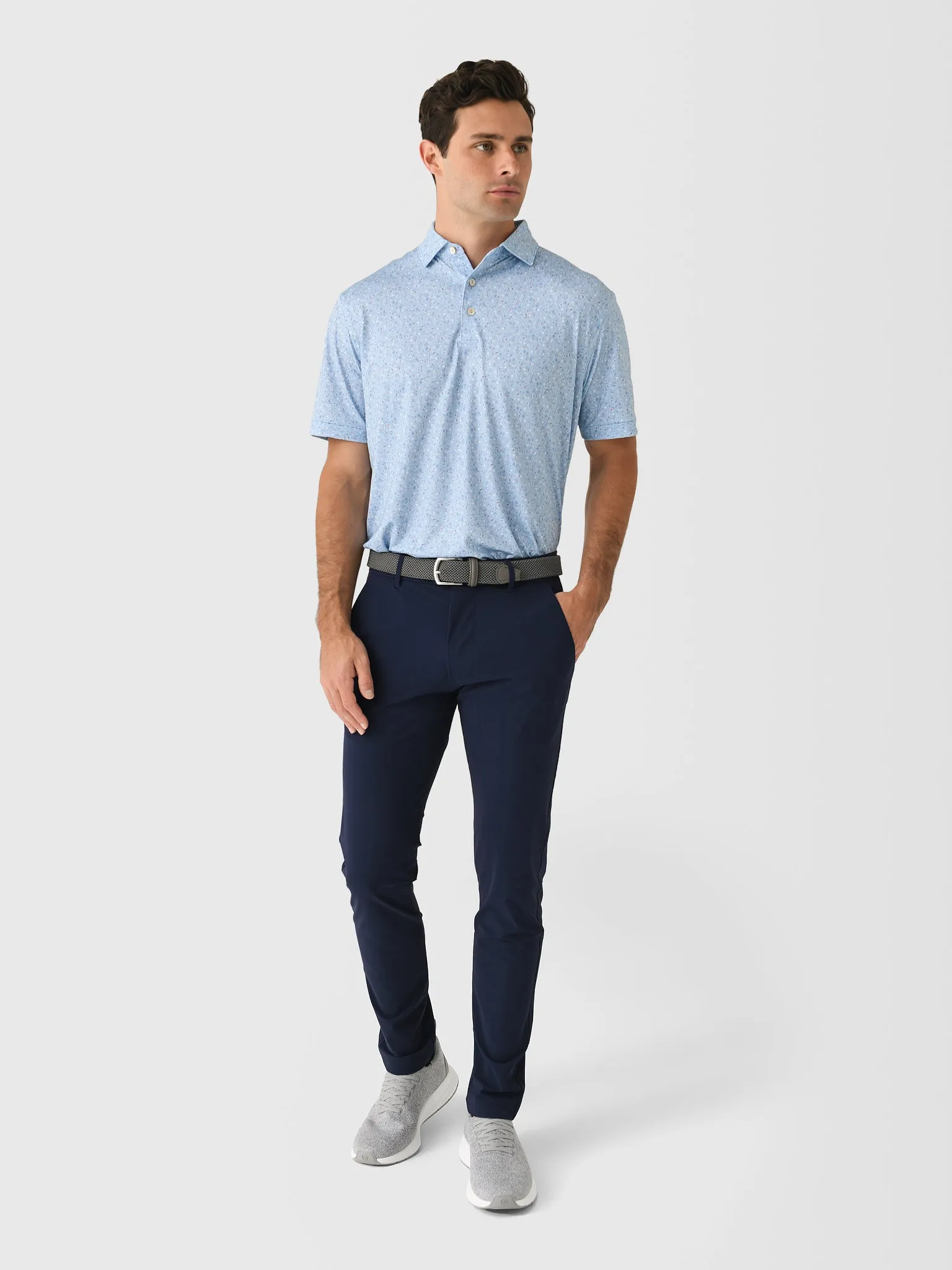 Peter Millar Crown Sport Men's Day Of The Dead Performance Jersey Polo sold by Saint Bernard product image thumbnail 2