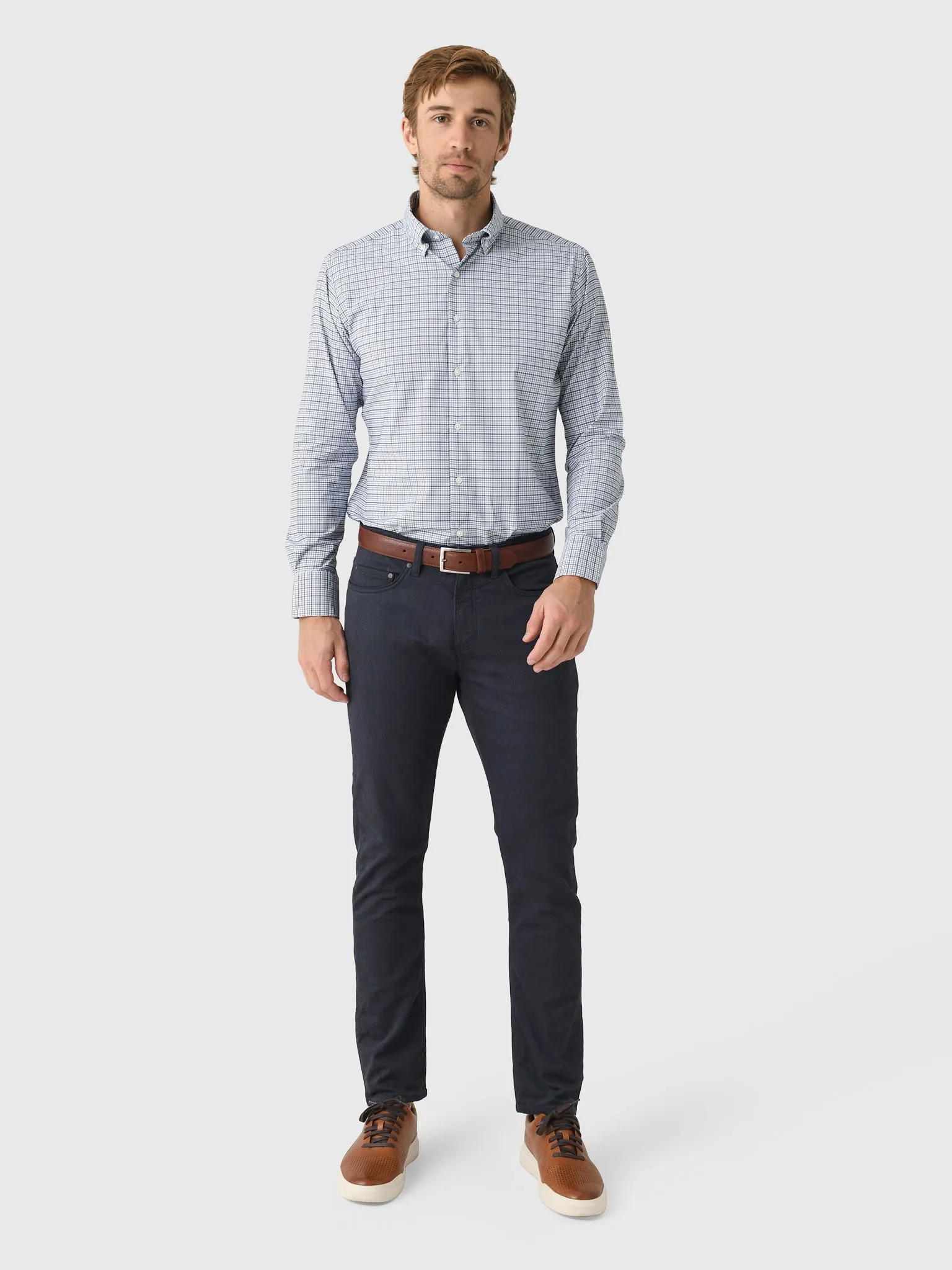 Peter Millar Crown Men's Leavenworth Performance Twill Sport Shirt sold by Saint Bernard product image thumbnail 2