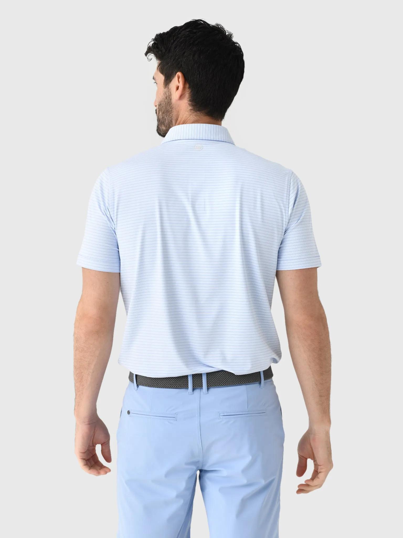 Peter Millar Crown Crafted Men's Channel Performance Jersey Polo sold by Saint Bernard product image thumbnail 2