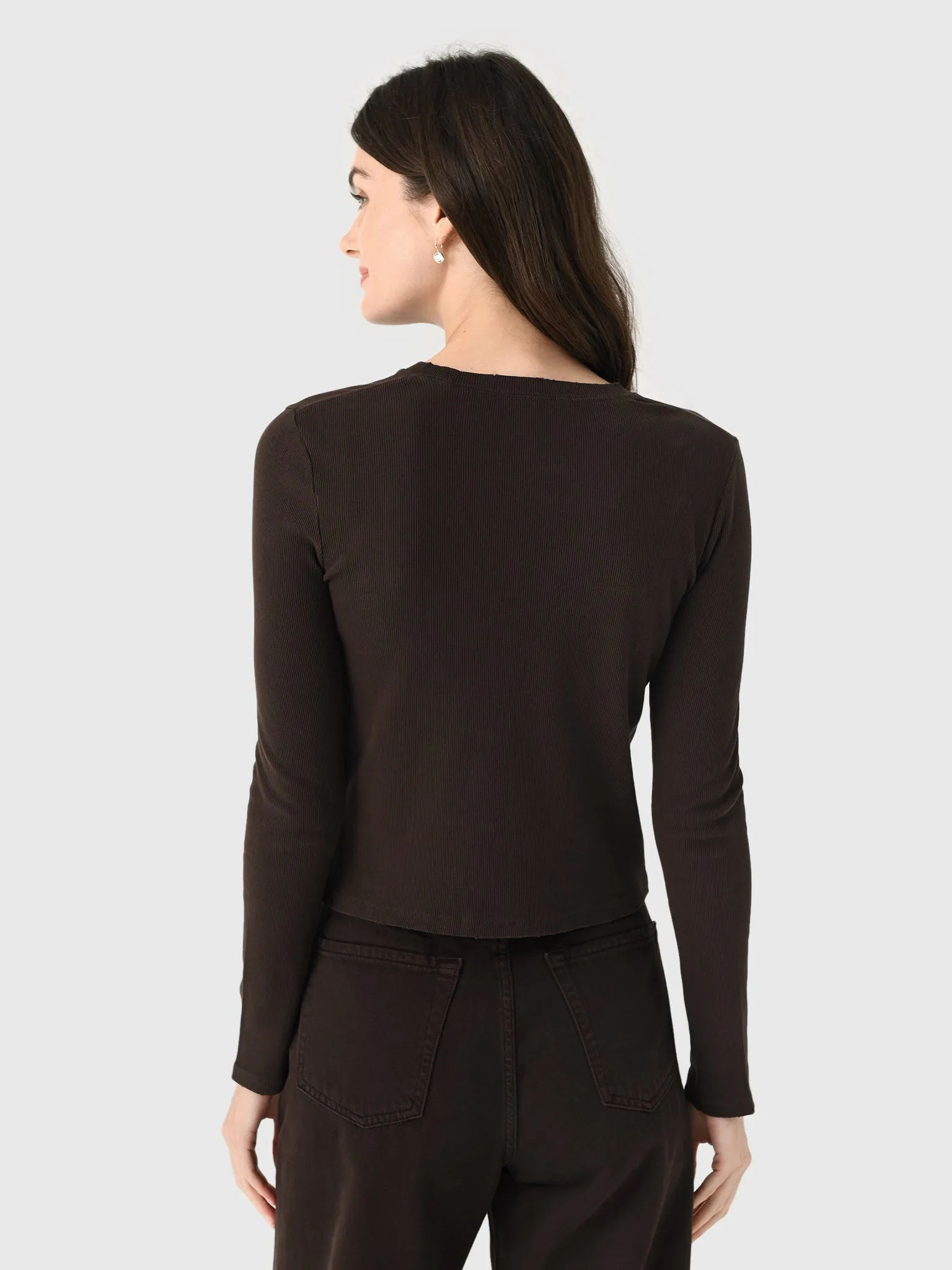 AMO Women's Slim Rib Tee sold by Saint Bernard product image thumbnail 4