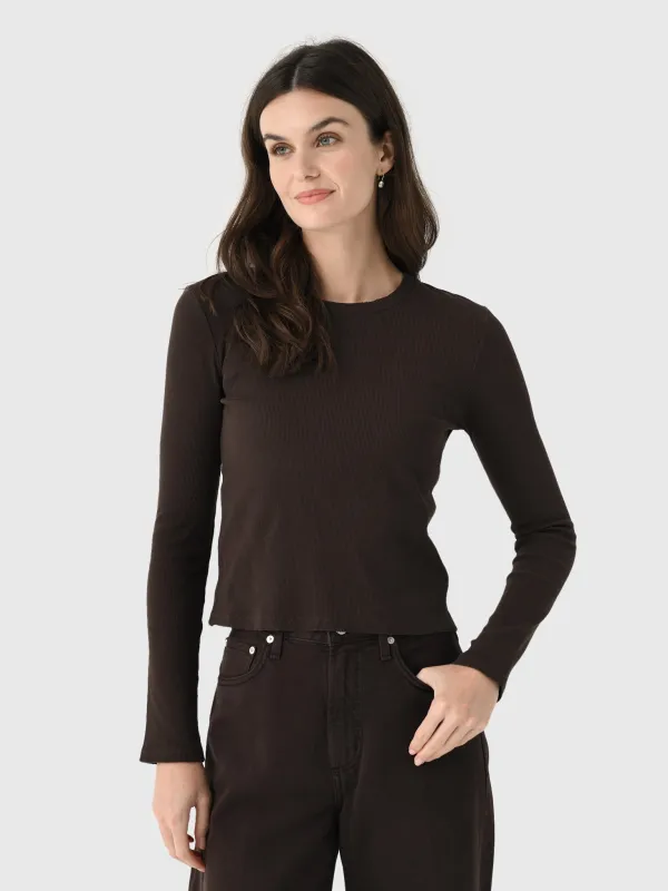 AMO Women's Slim Rib Tee sold by Saint Bernard