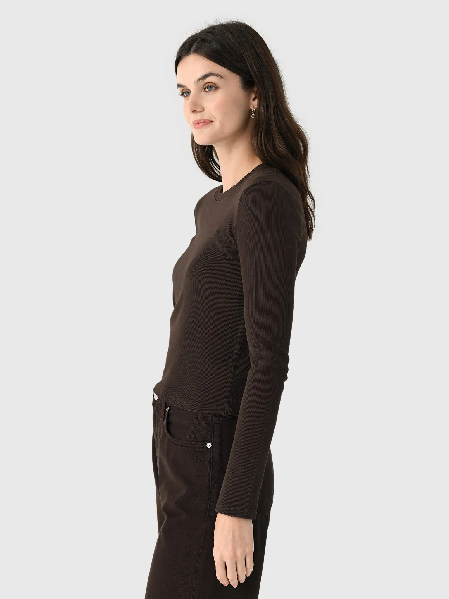 AMO Women's Slim Rib Tee sold by Saint Bernard product image thumbnail 3