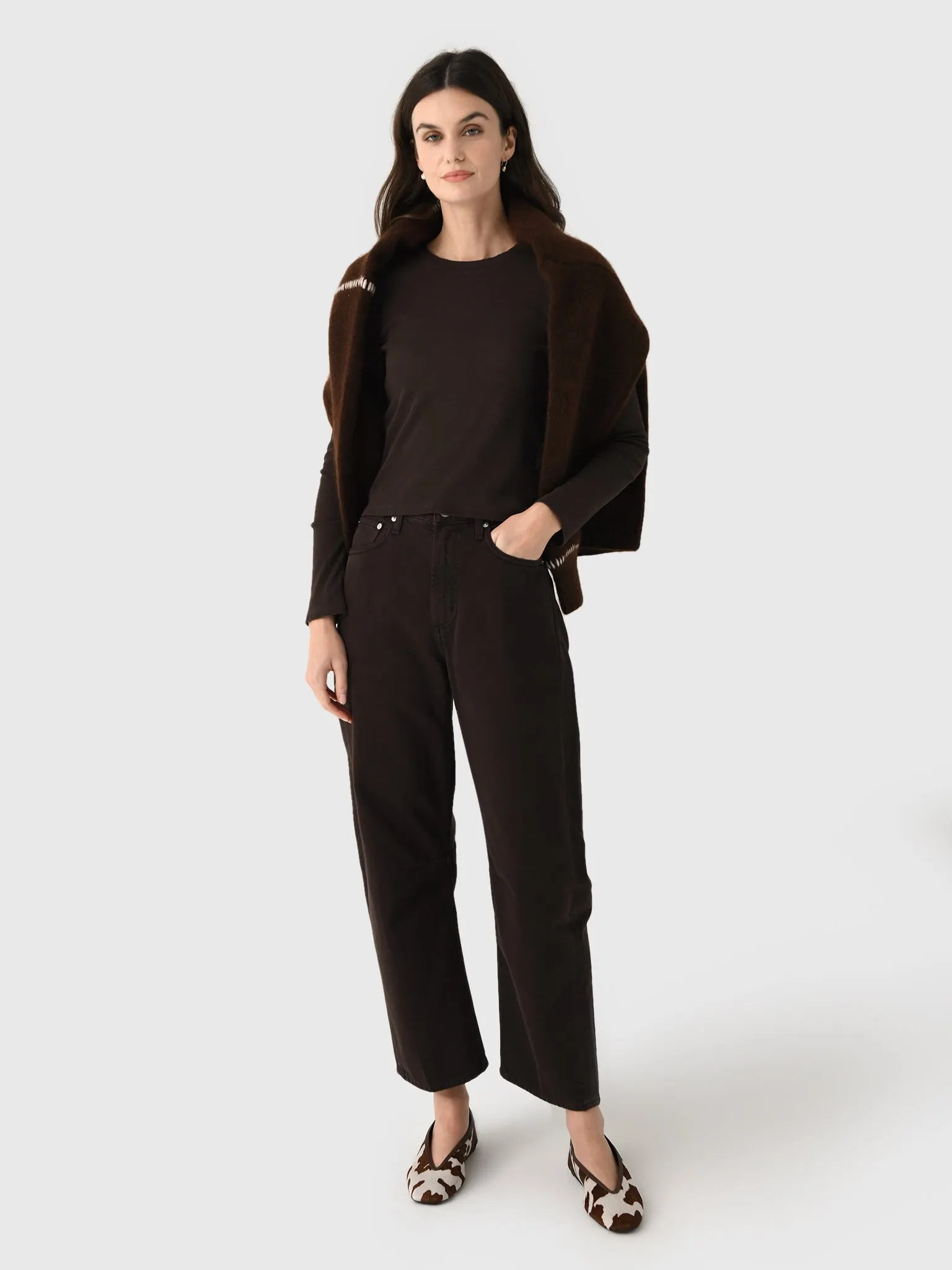 AMO Women's Slim Rib Tee sold by Saint Bernard product image thumbnail 2