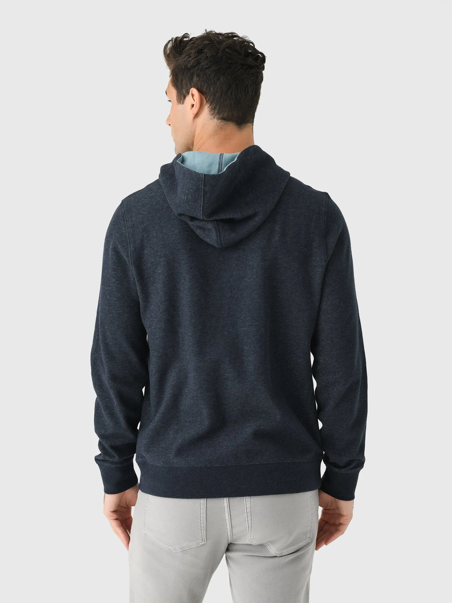 Billy Reid Men's Rib Hoodie Pullover sold by Saint Bernard product image thumbnail 4
