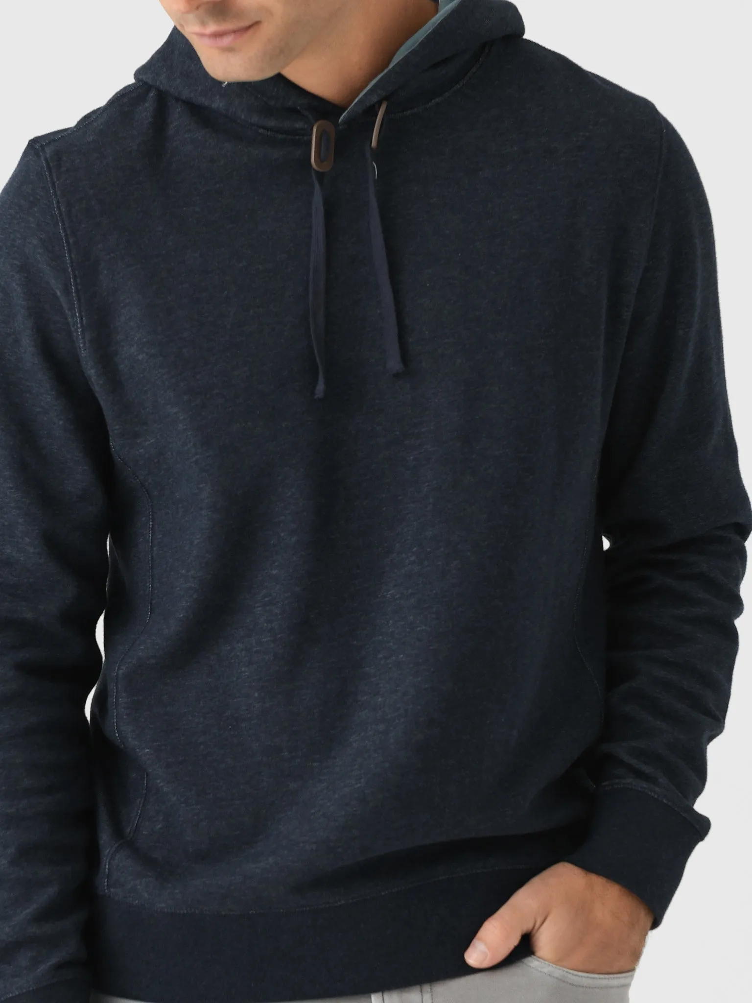 Billy Reid Men's Rib Hoodie Pullover sold by Saint Bernard product image thumbnail 5