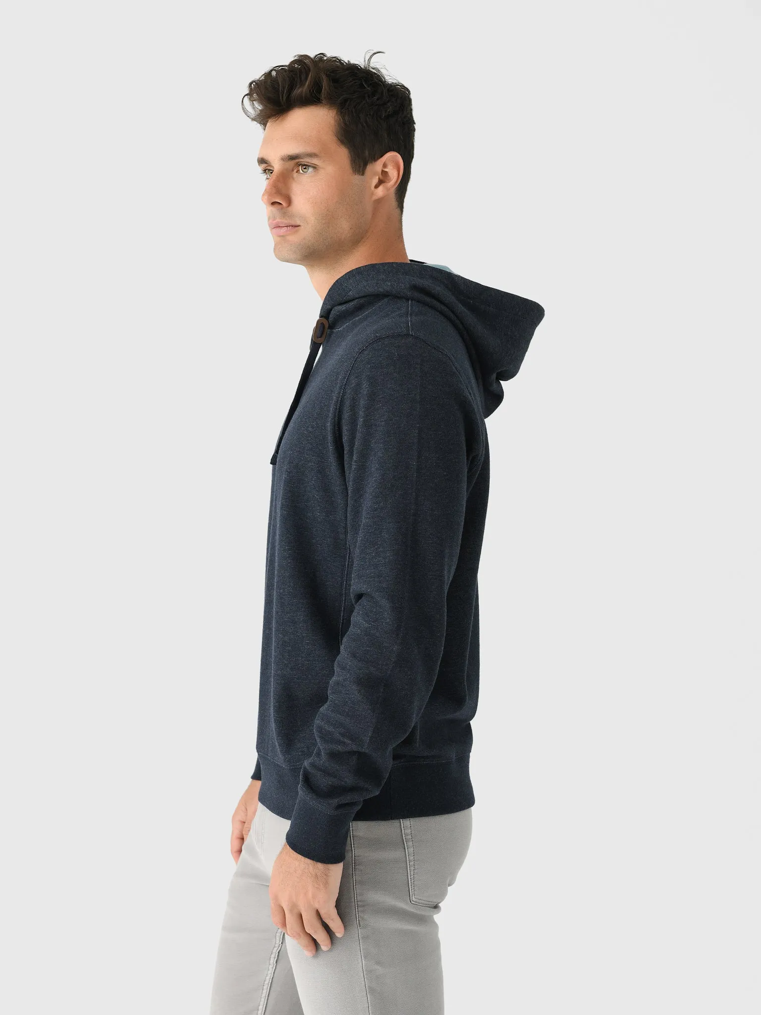 Billy Reid Men's Rib Hoodie Pullover sold by Saint Bernard product image thumbnail 3