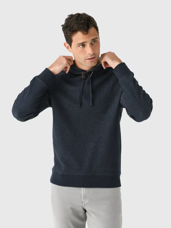 Billy Reid Men's Rib Hoodie Pullover made by Billy Reid