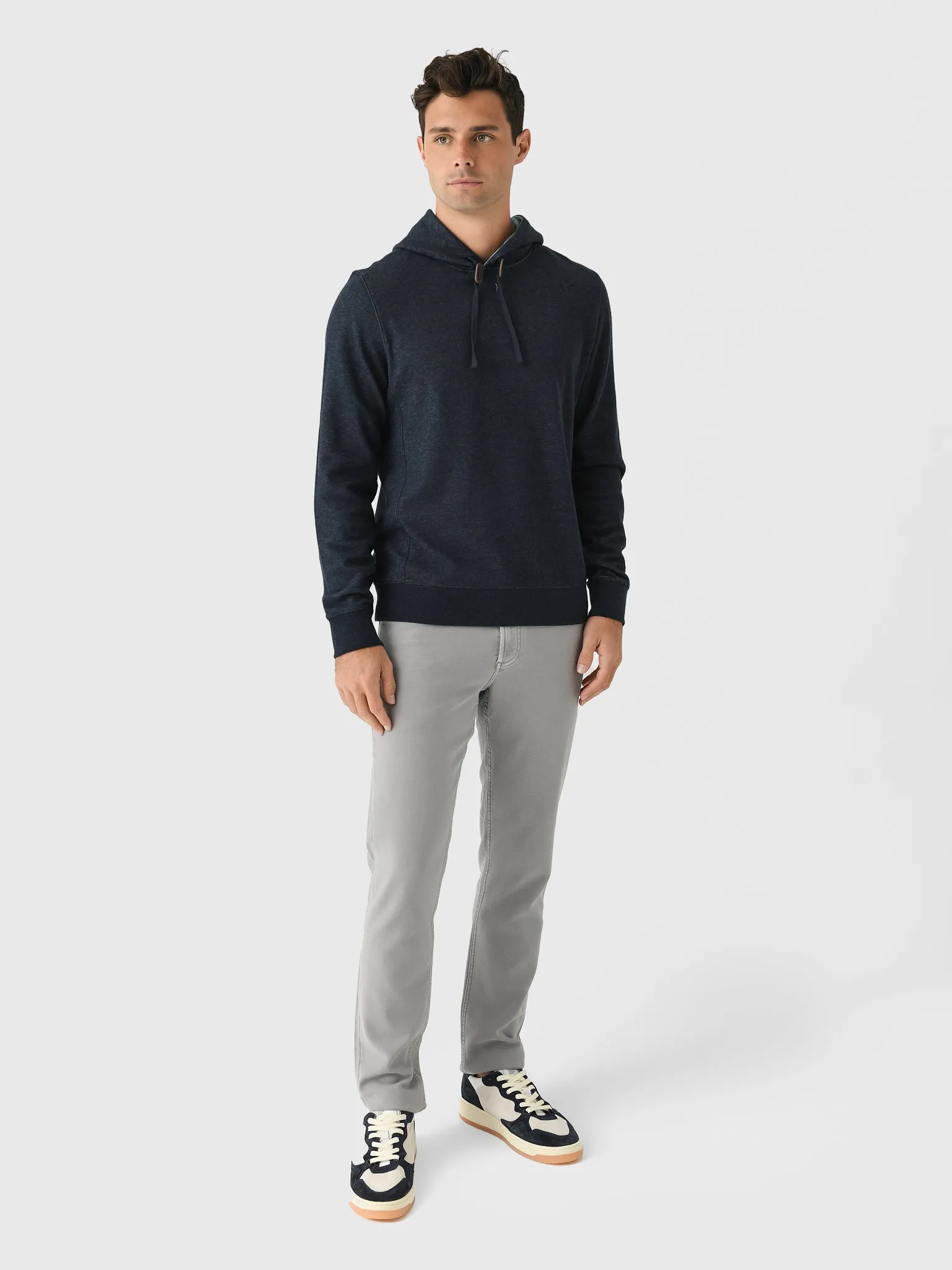 Billy Reid Men's Rib Hoodie Pullover sold by Saint Bernard product image thumbnail 2