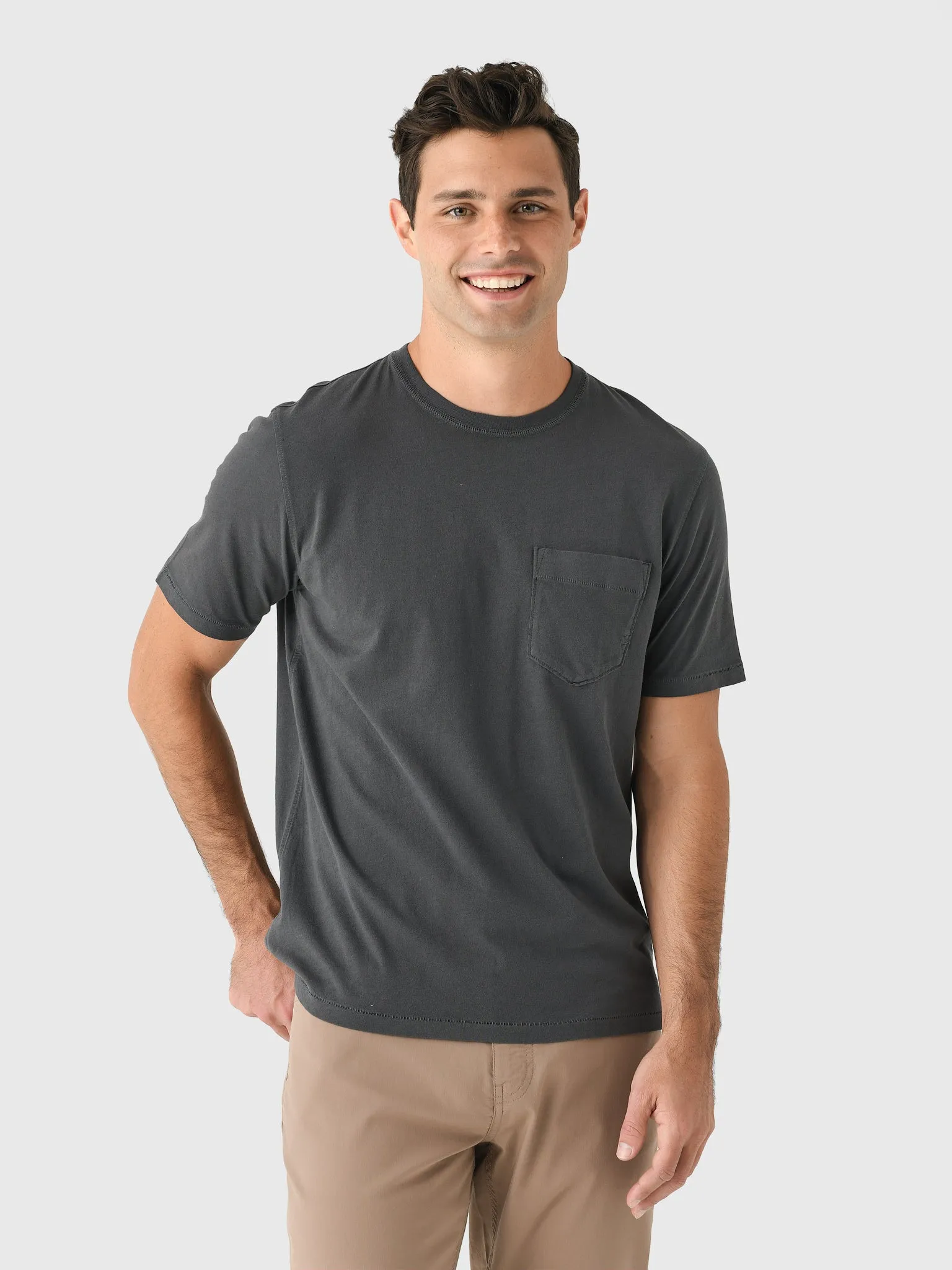 Billy Reid Men's Washed Tee sold by Saint Bernard