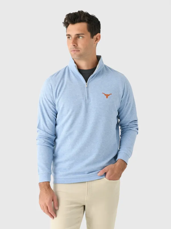 Peter Millar Collegiate Men's Texas Longhorns Crown Comfort Pullover sold by Saint Bernard