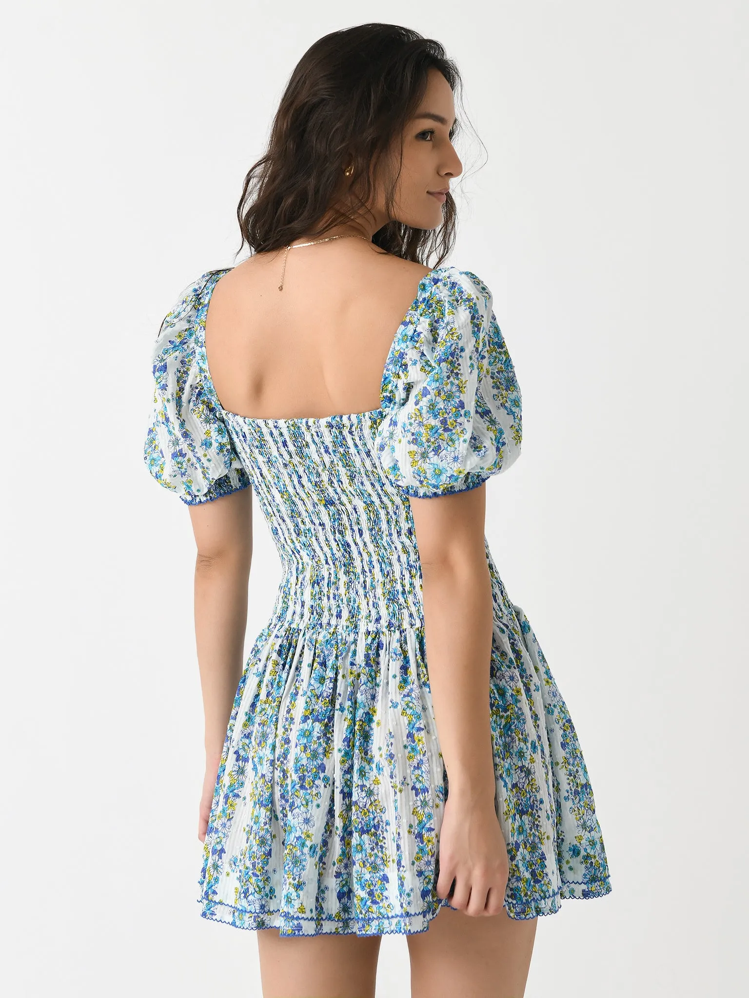 Poupette St Barth Women's Bertha Mini Dress sold by Saint Bernard product image thumbnail 4