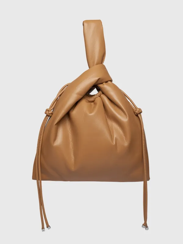 Nanushka Jen Drawstring Alt-Leather Bag sold by Saint Bernard