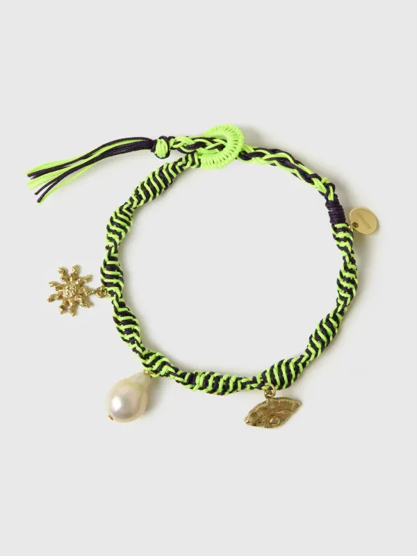 Alemais Encanto Green Charm Bracelet sold by Saint Bernard