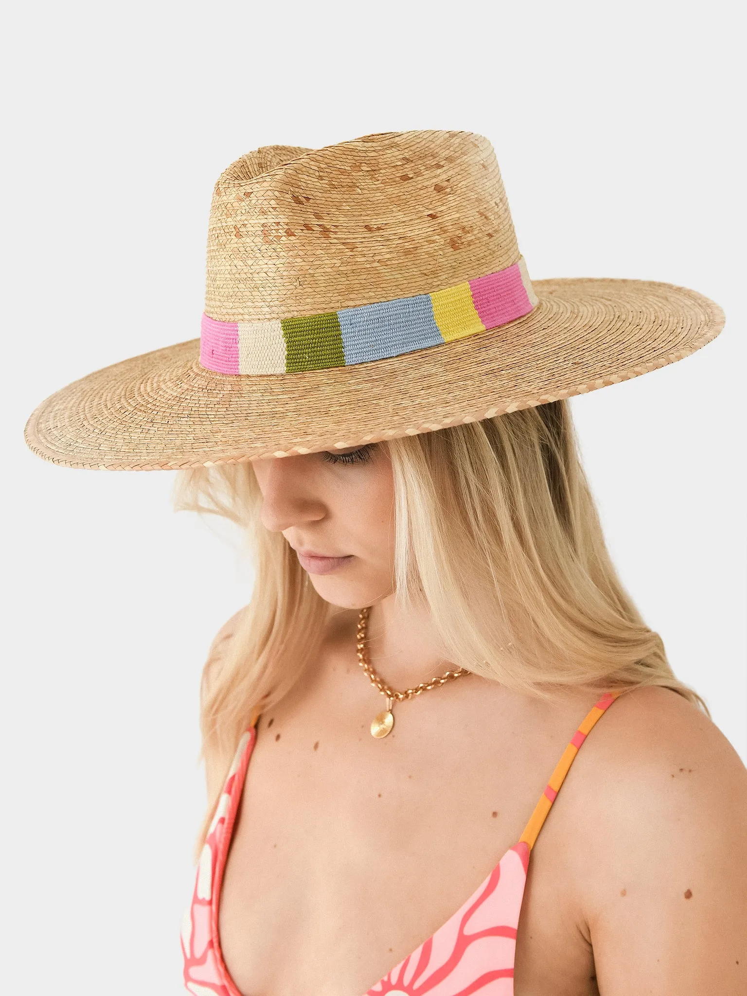 Sunshine Tienda Women's Berta Palm Hat sold by Saint Bernard product image thumbnail 2
