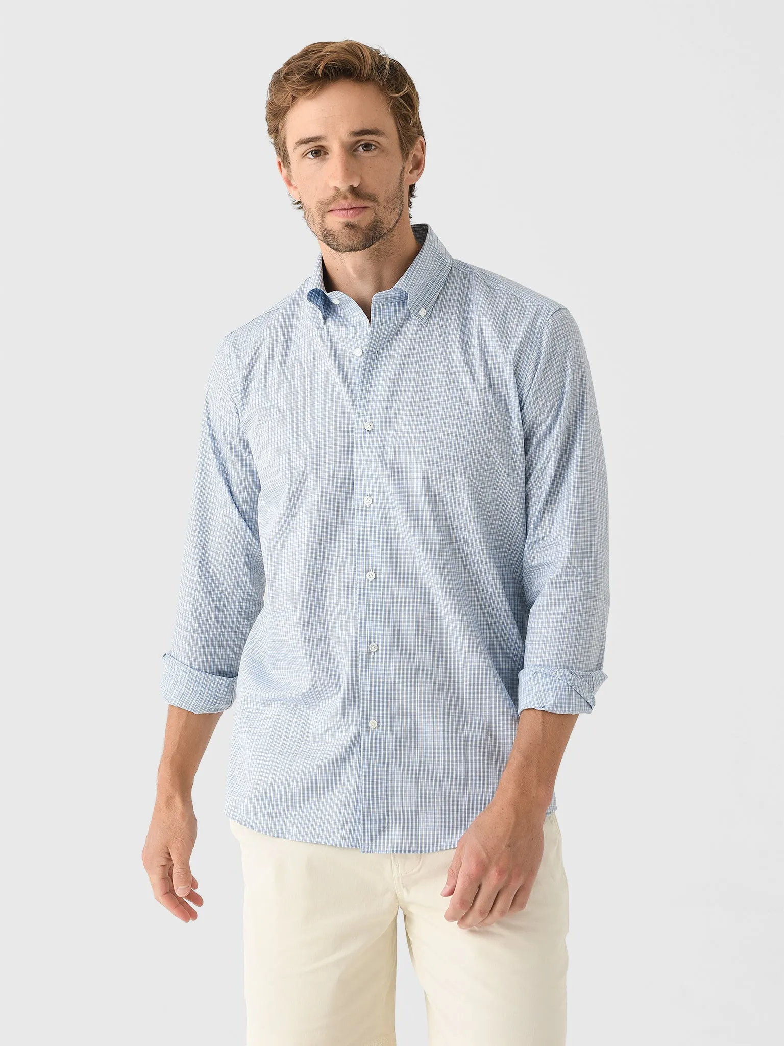 Peter Millar Crown Crafted Men's Sorrento Cotton Sport Shirt sold by Saint Bernard