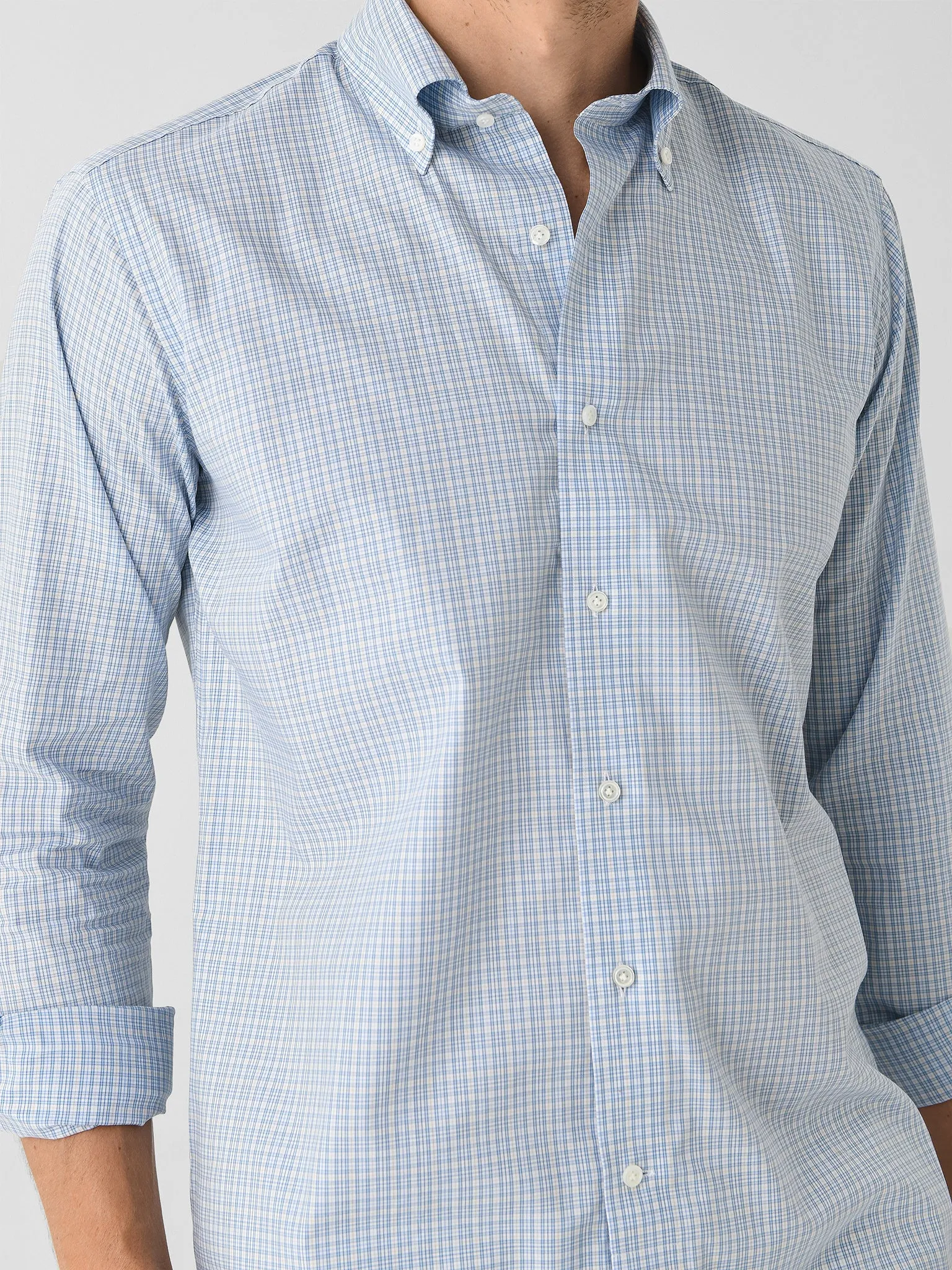 Peter Millar Crown Crafted Men's Sorrento Cotton Sport Shirt sold by Saint Bernard product image thumbnail 5