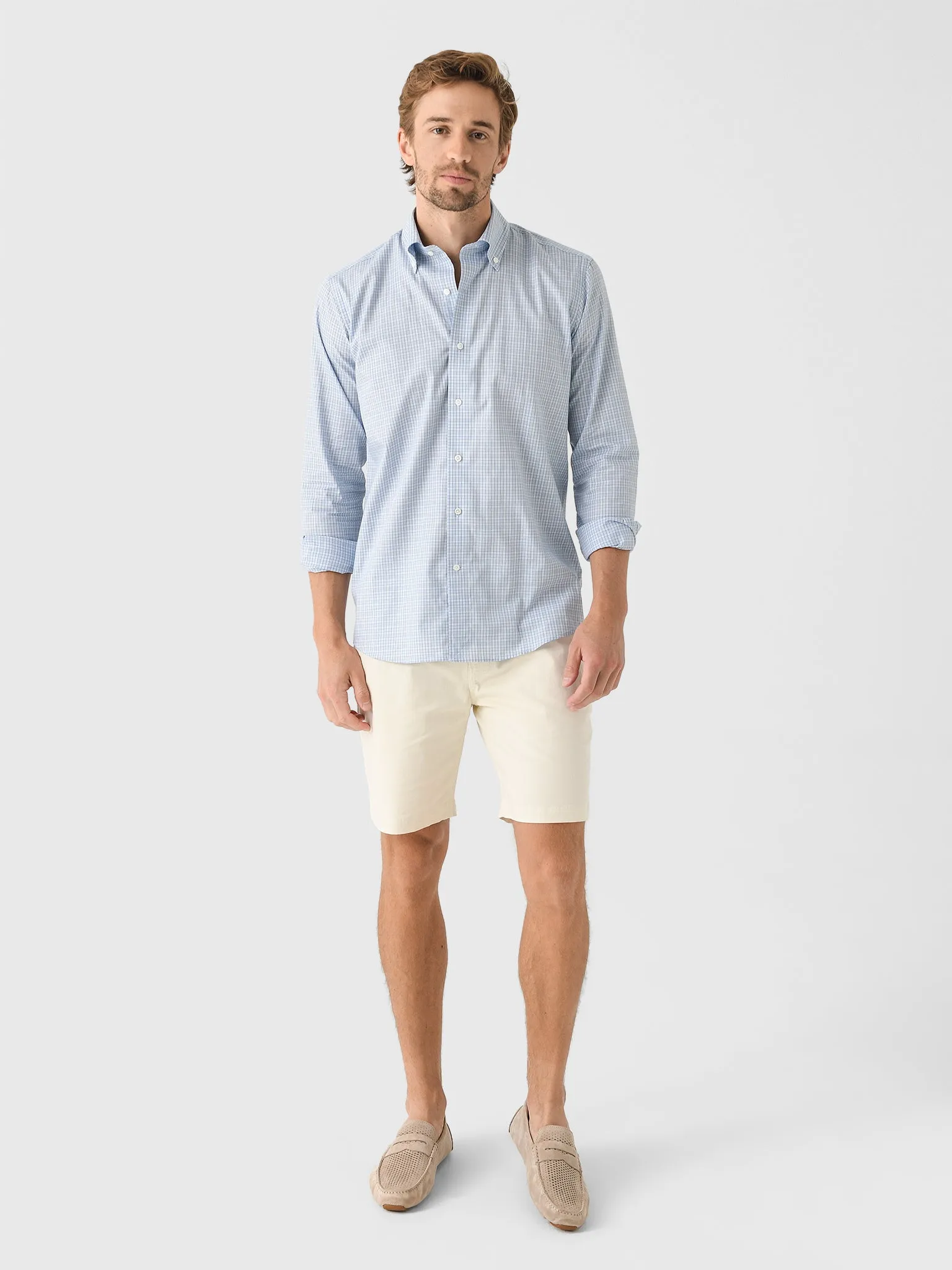 Peter Millar Crown Crafted Men's Sorrento Cotton Sport Shirt sold by Saint Bernard product image thumbnail 2
