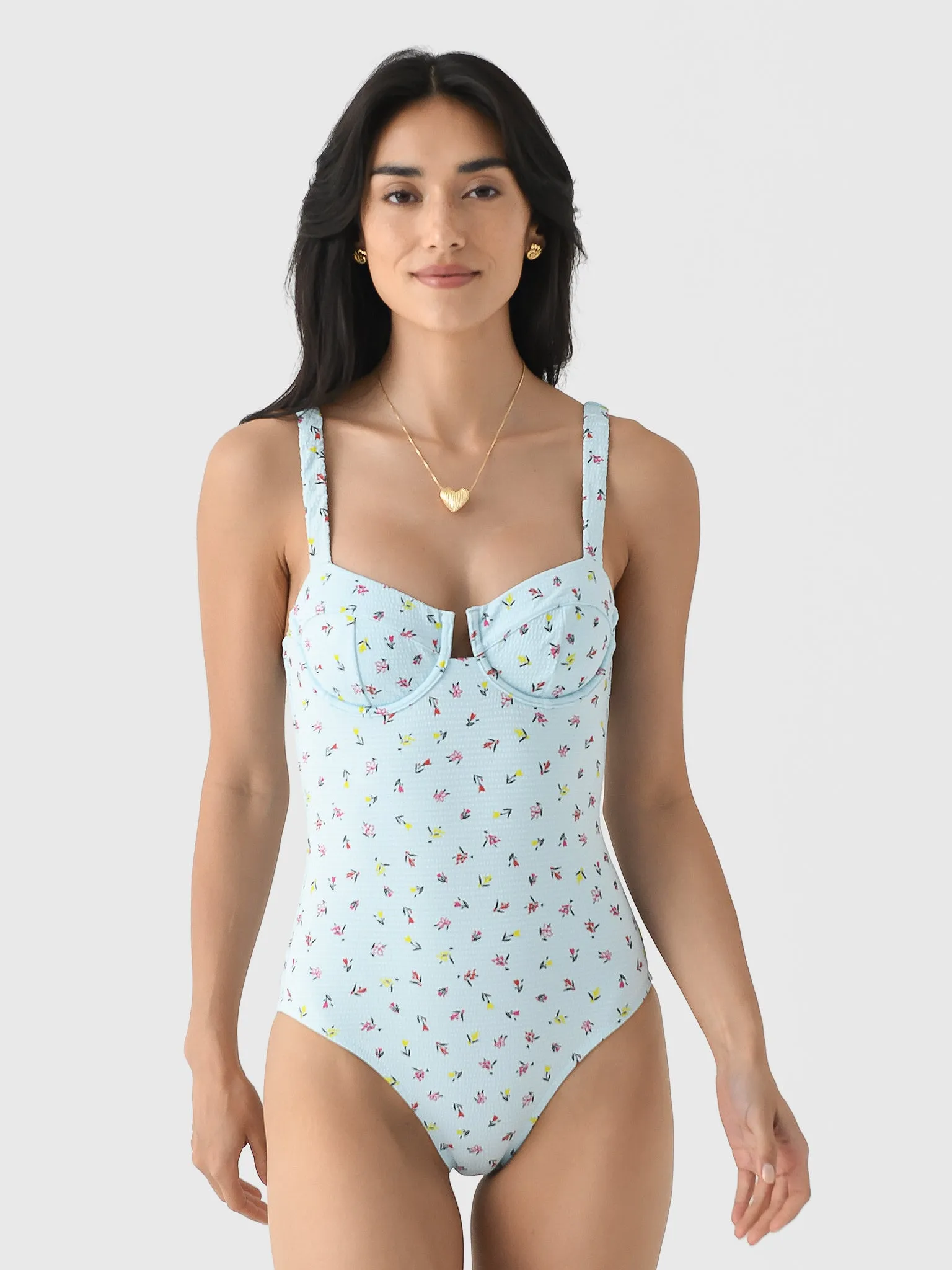 Solid + Striped Women's Verona One-Piece Swimsuit sold by Saint Bernard
