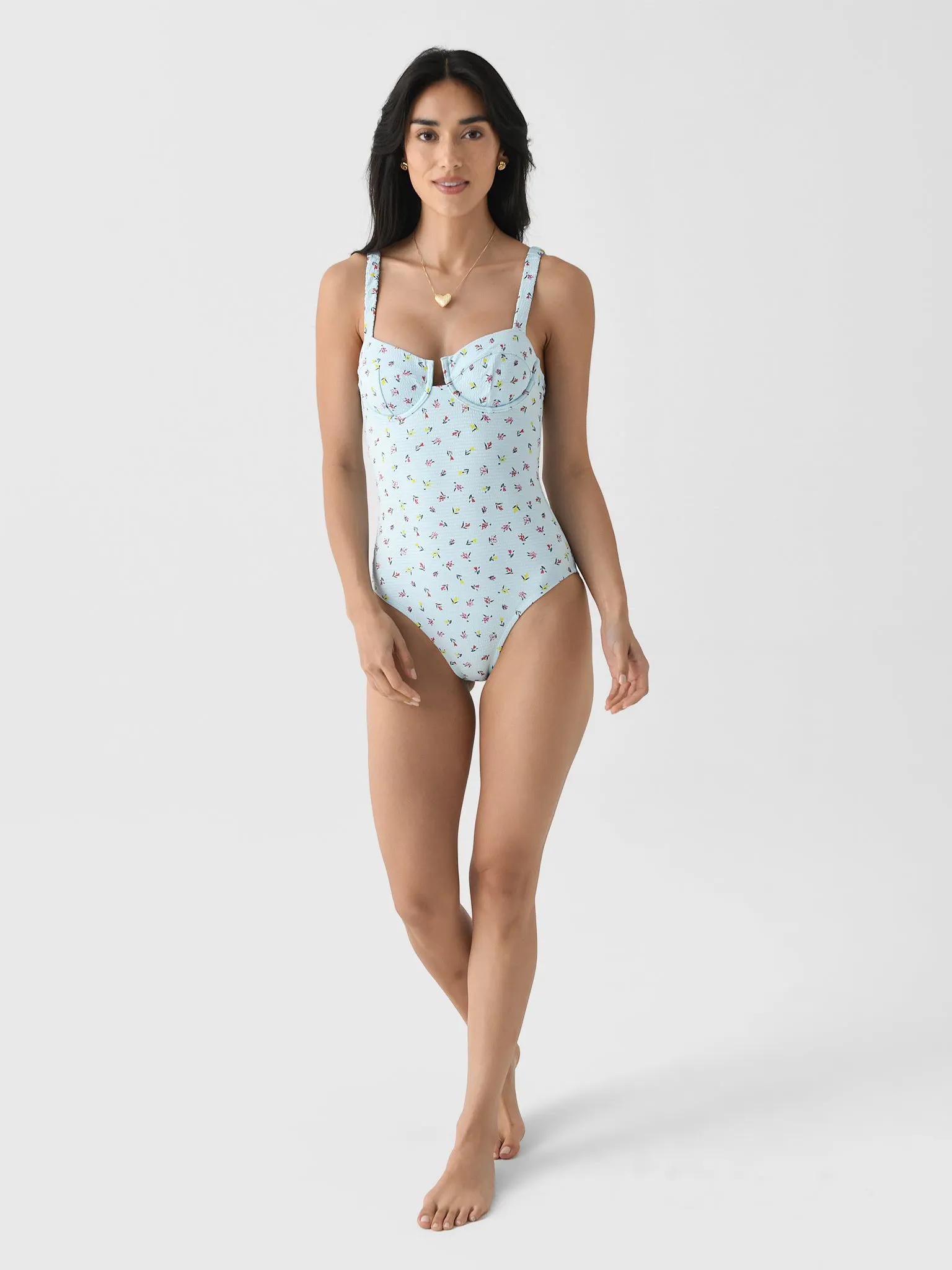 Solid + Striped Women's Verona One-Piece Swimsuit sold by Saint Bernard product image thumbnail 2