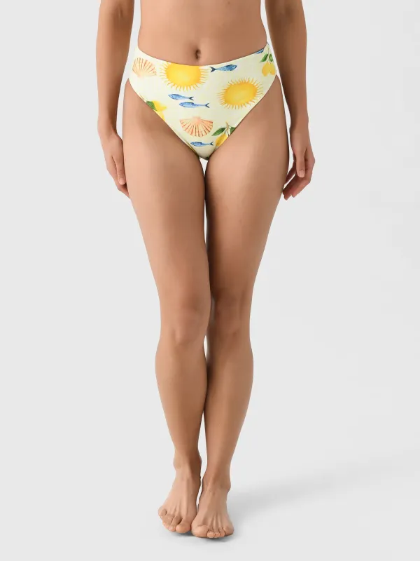 Citrine Women's Fritz Bikini Bottom made by Saint Bernard